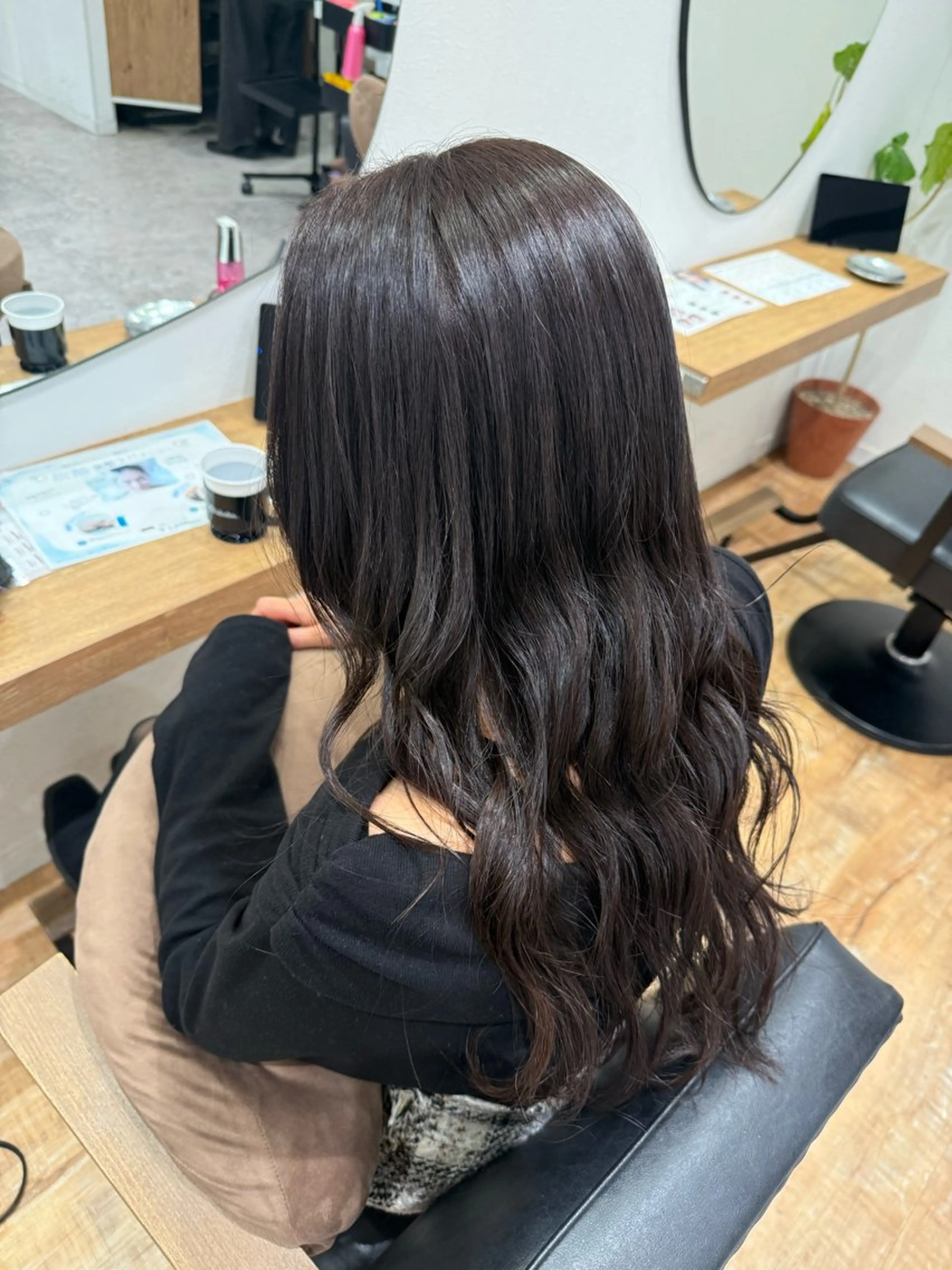 ロング カラー ヘアセット 💎寒色特化💎 透明感カラーみきのヘアスタイル