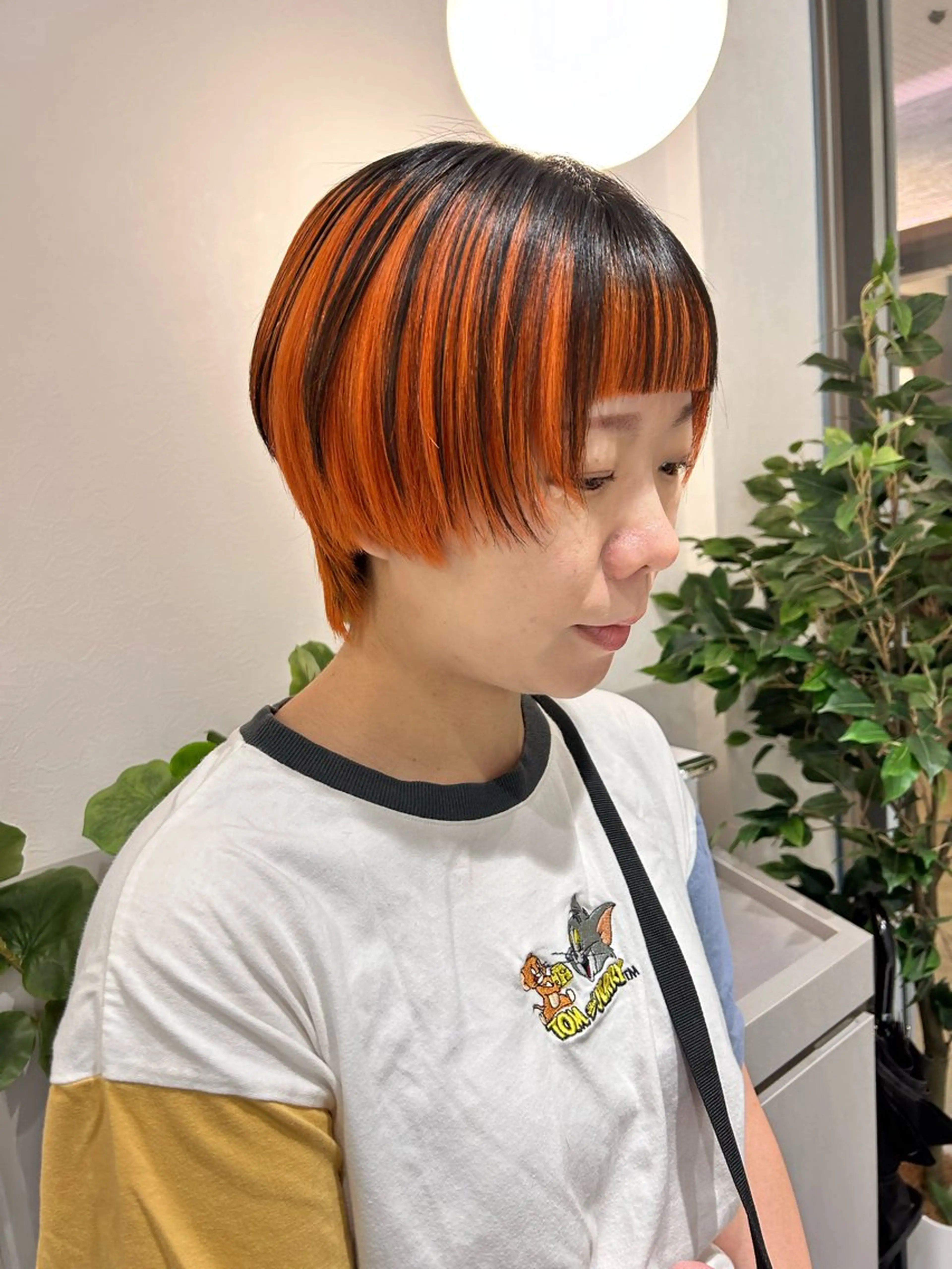ショート カラー ヘアカラー 薄田 珠美のヘアスタイル