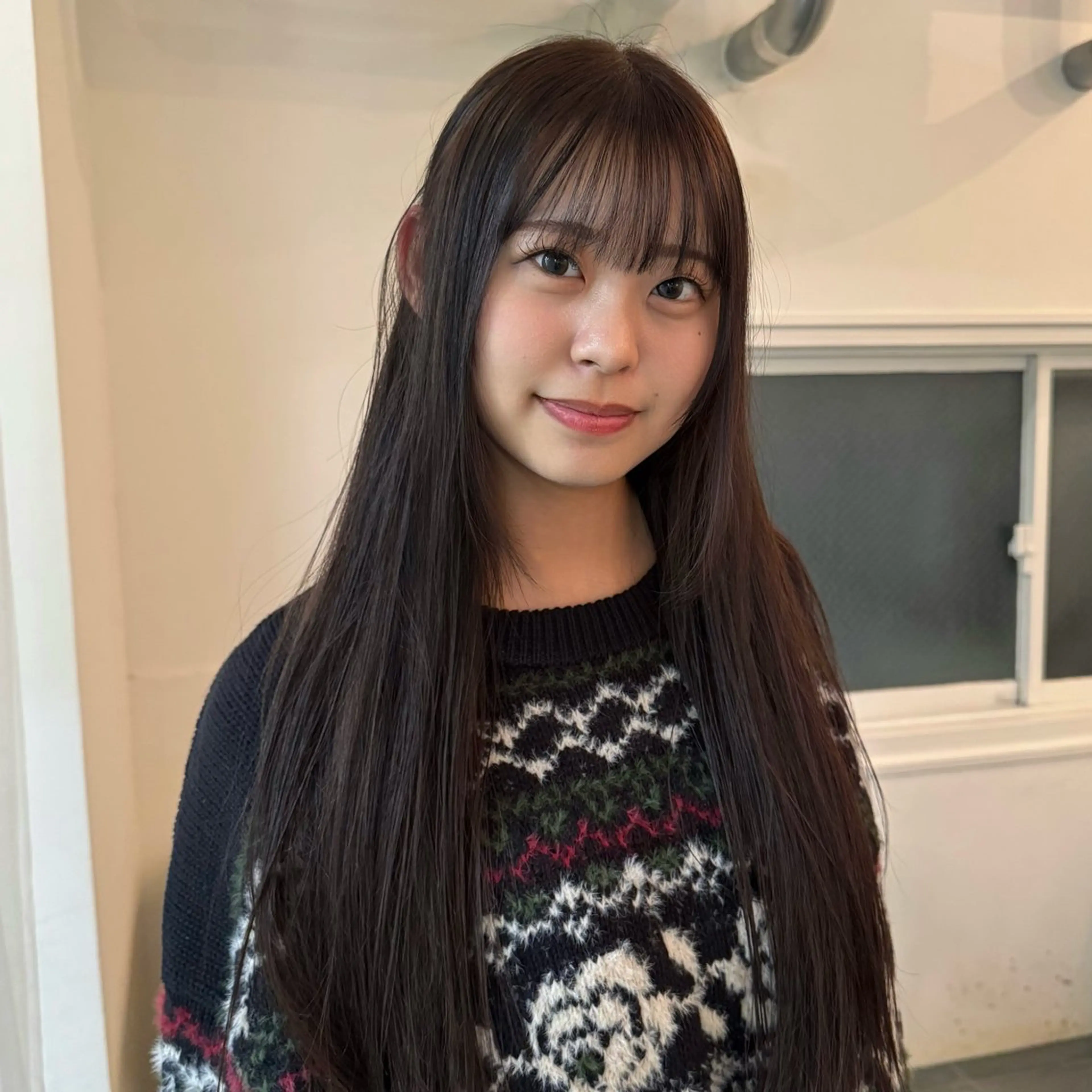 ロング カラー ブラウンカラー ヘアカラー 清水愛果/似合わせ カット/透明感カラーのヘアスタイル