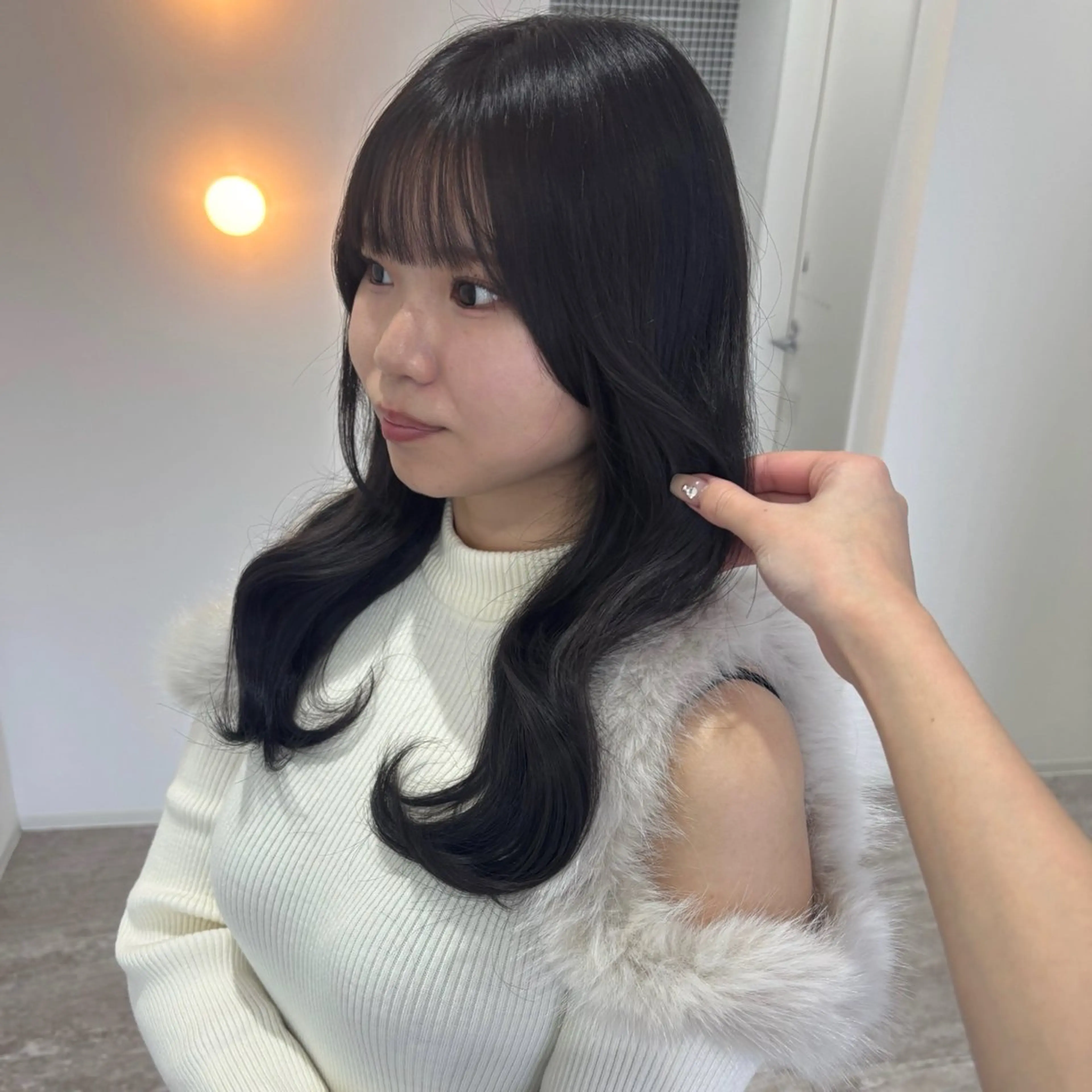 ミディアム ヘアカラー トリートメント 大人可愛い/韓国 レイヤー🎀まおのヘアスタイル