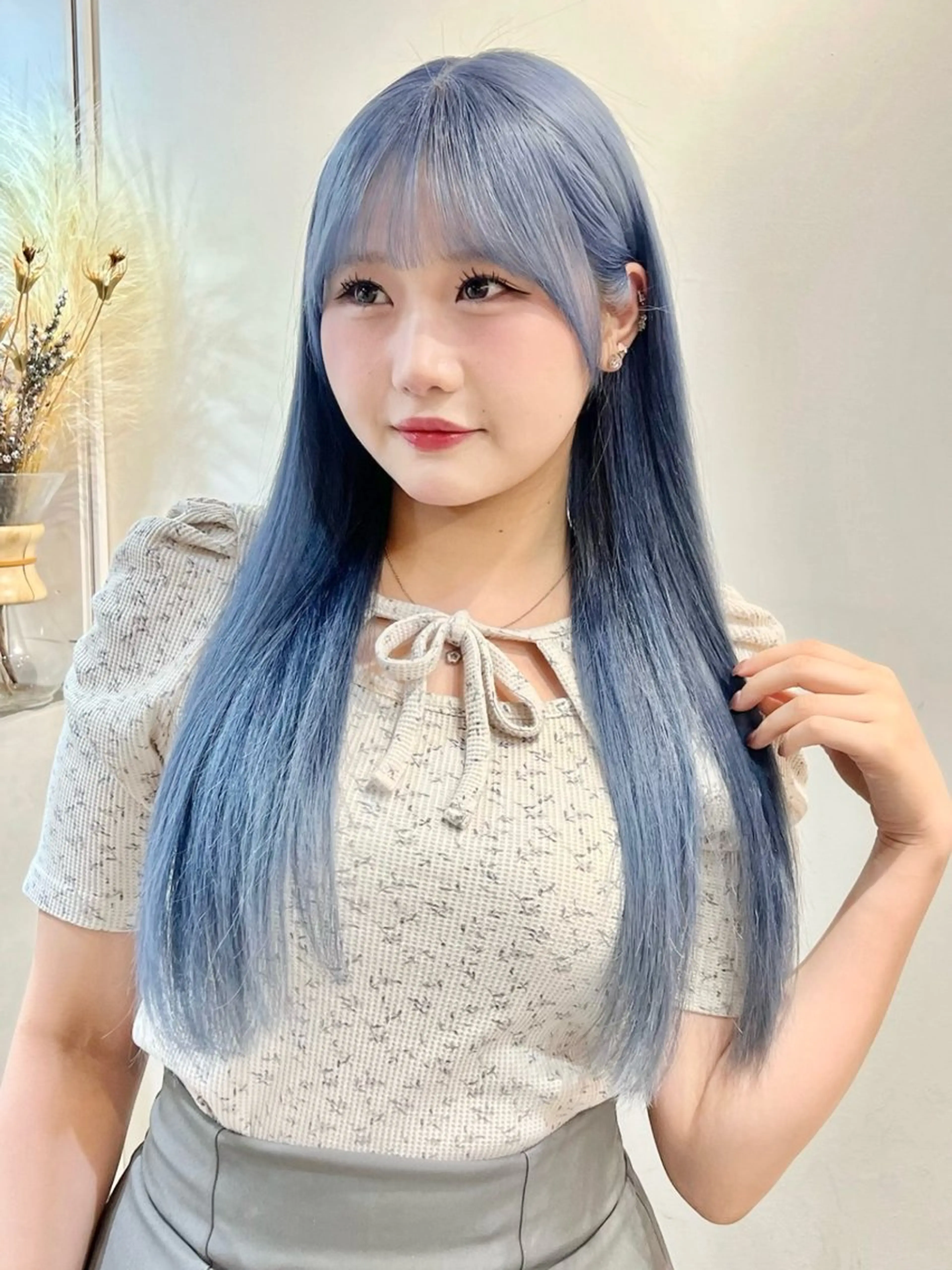 ロング ヘアカラー 暖色カラー/レイヤー カット☁️MEI☁️のヘアスタイル