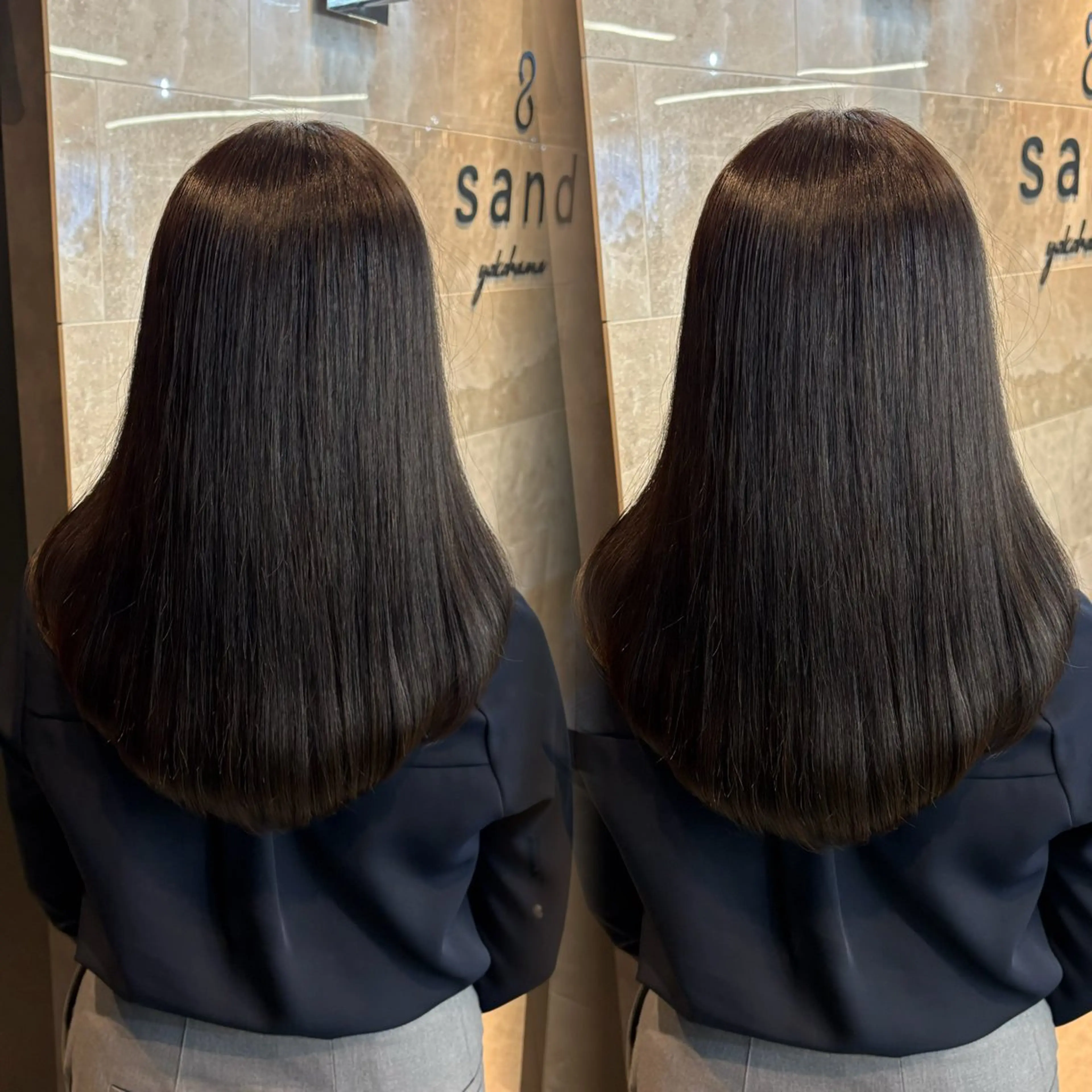 カラー 山田 栞那のヘアスタイル