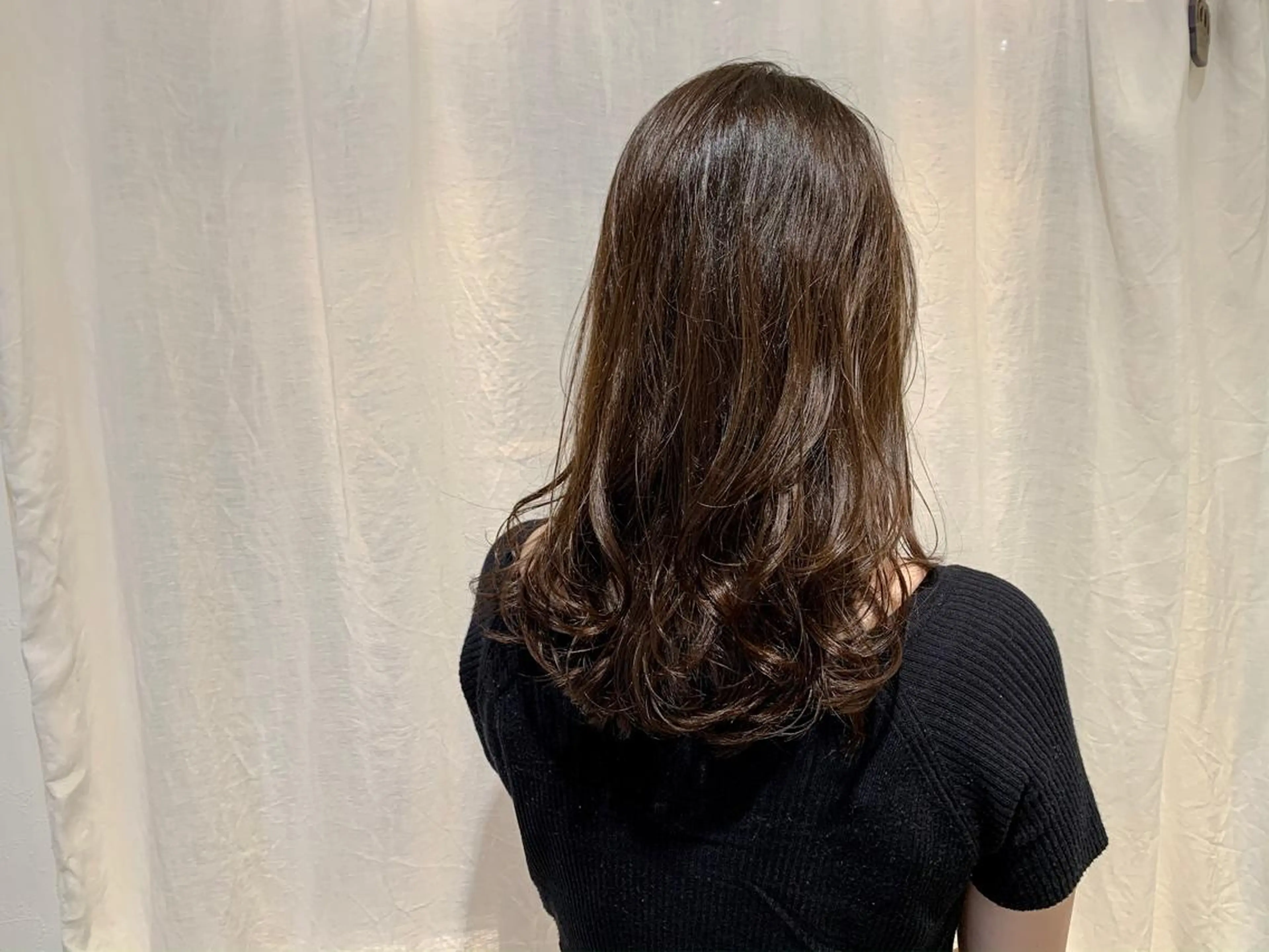 2回目平日限定クーポン💗カット+艶カラー+3ステップメリートリートメント🪜全てのカラーメニューにヘアケア剤を使用✨の写真