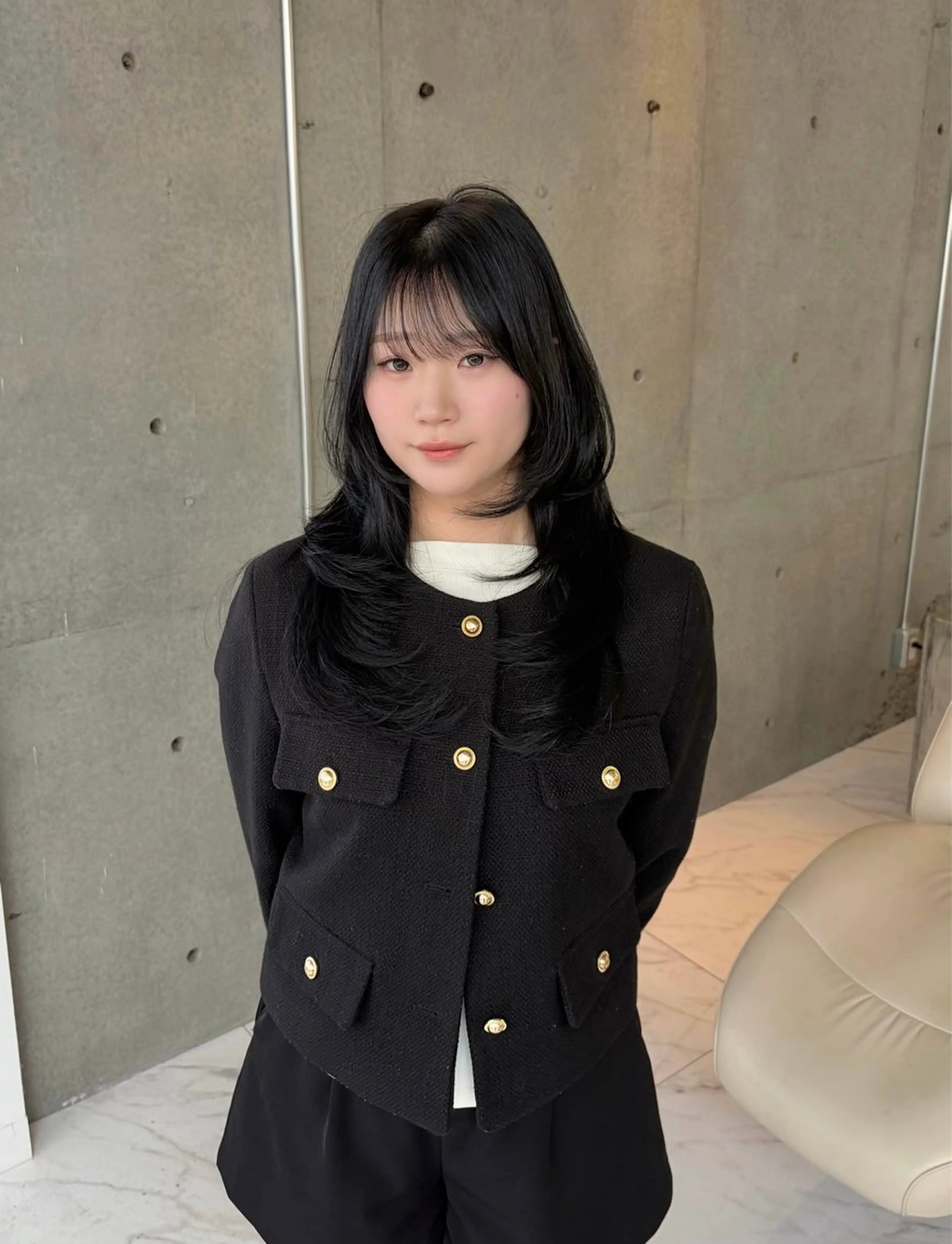 セミロング kusada toshiのヘアスタイル