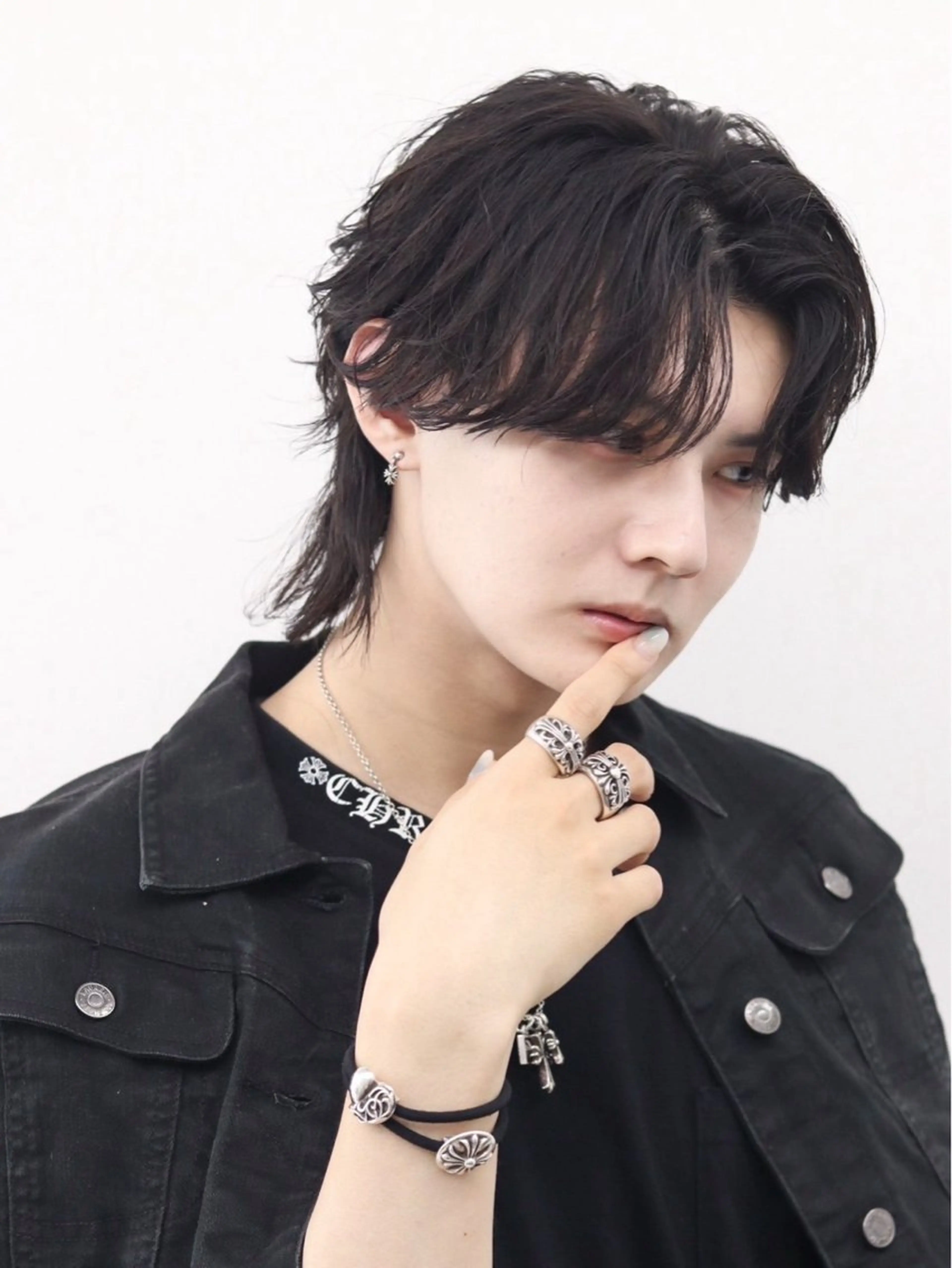 セミロング カラー パーマ ヘアアレンジ メンズ 似合わせカット メンズ特化❤️🔥 RIKU❤️🔥のヘアスタイル