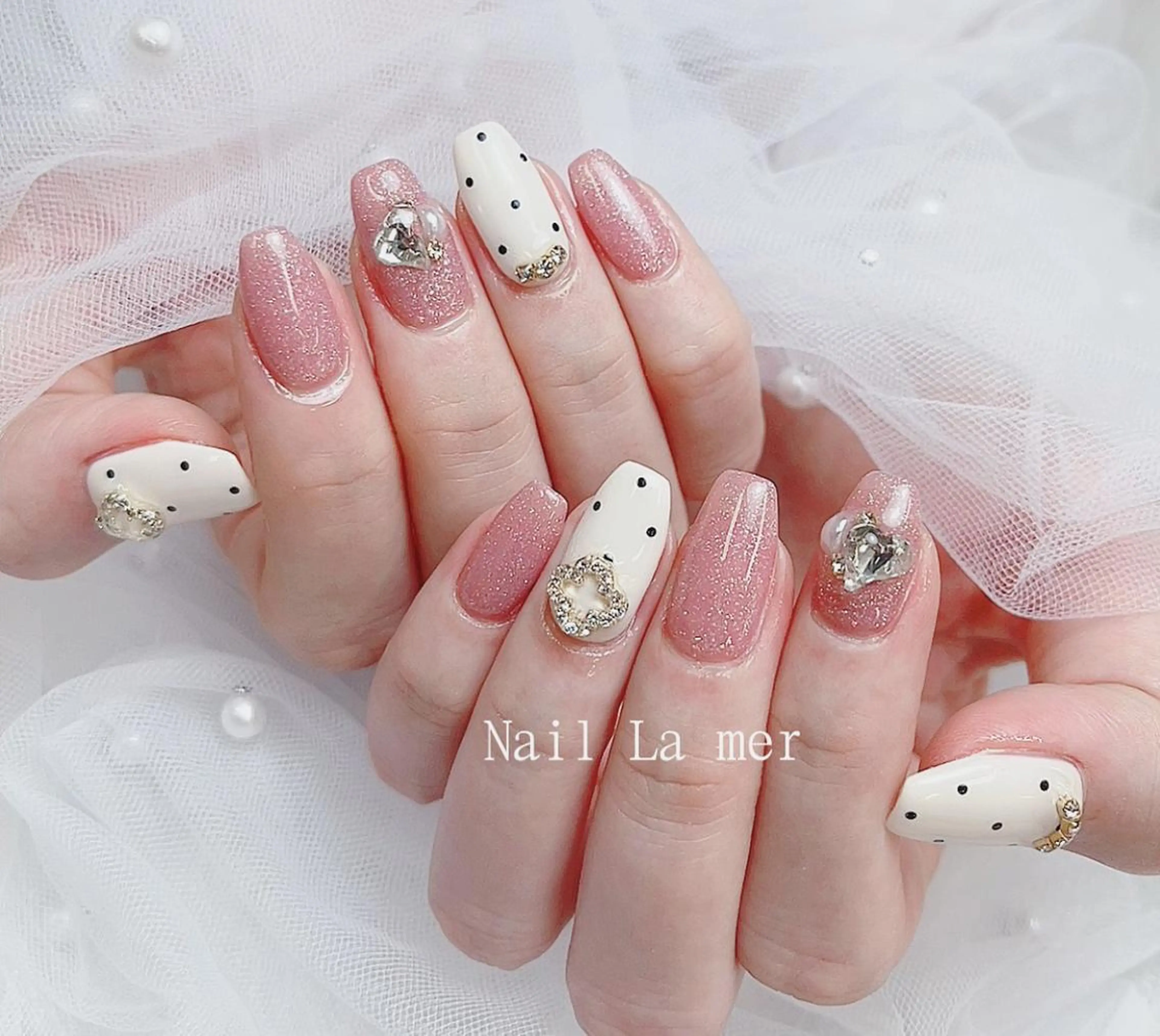 💝ハンド💝初回ソフトジェルオフ無料❤️‍🔥持ち込みデザイン120分7980(デザイン、パーツ6本まで)の写真