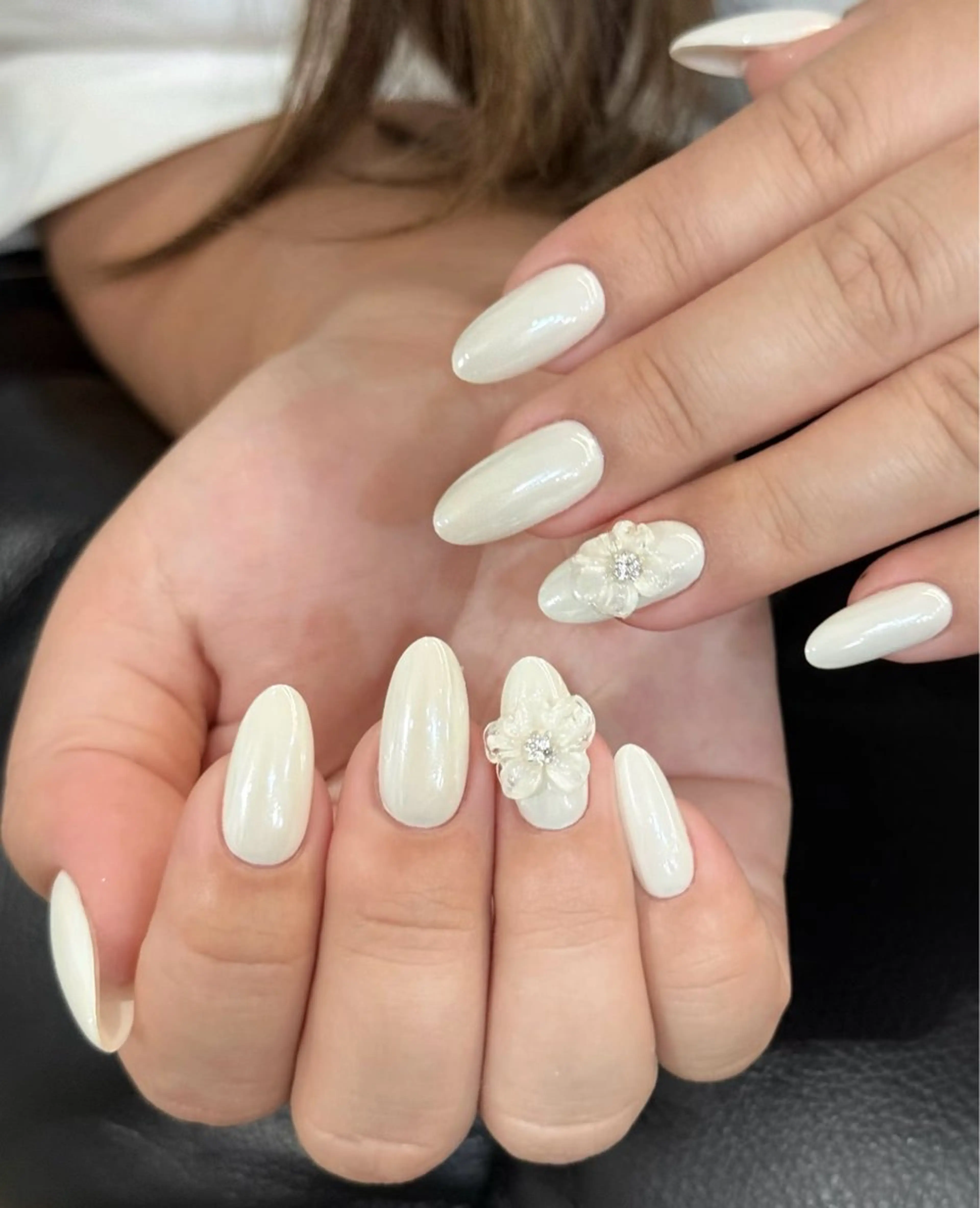 ネイル アートネイル フレンチネイル マグネットネイル ミラーネイル オフィスネイル ハンドネイル Blossom nail_研修のネイルデザイン