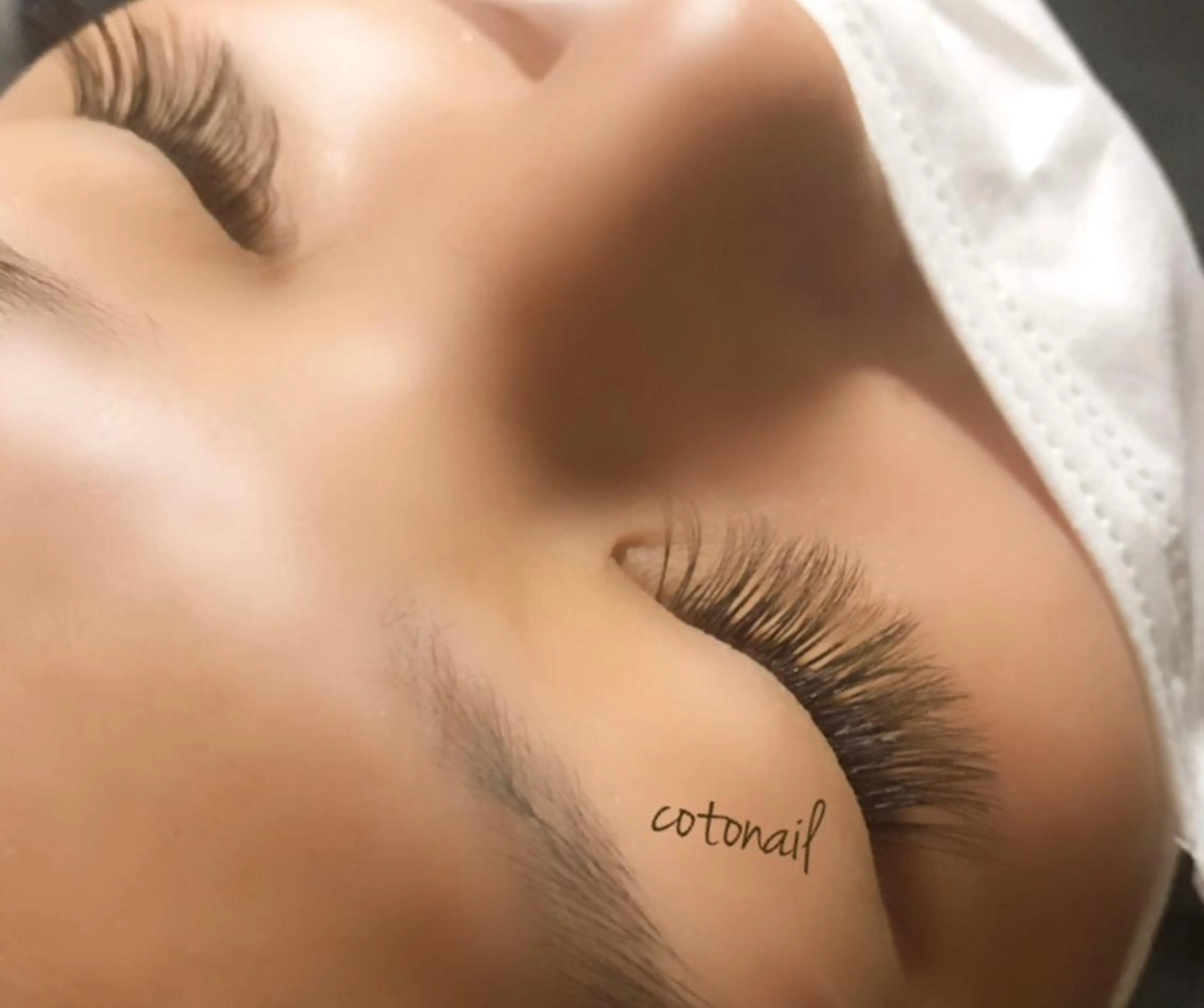 ロング マツエク・マツパ 付け放題 ツメトマツゲ .のネイルデザイン