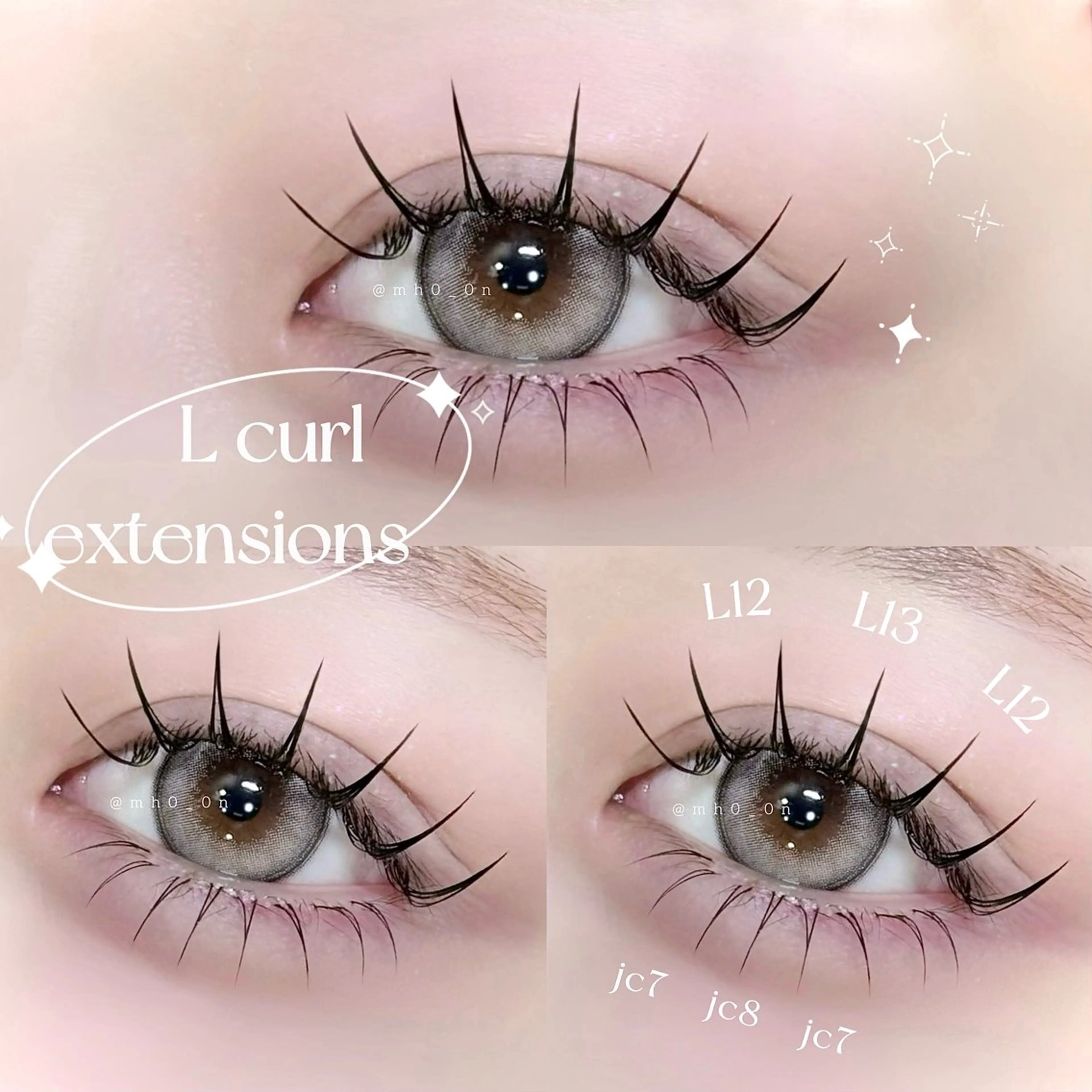 マツエク・マツパ Lカール 一重×まつ毛パーマ マツエク poplin ︴堀内まほのマツエク・マツパデザイン