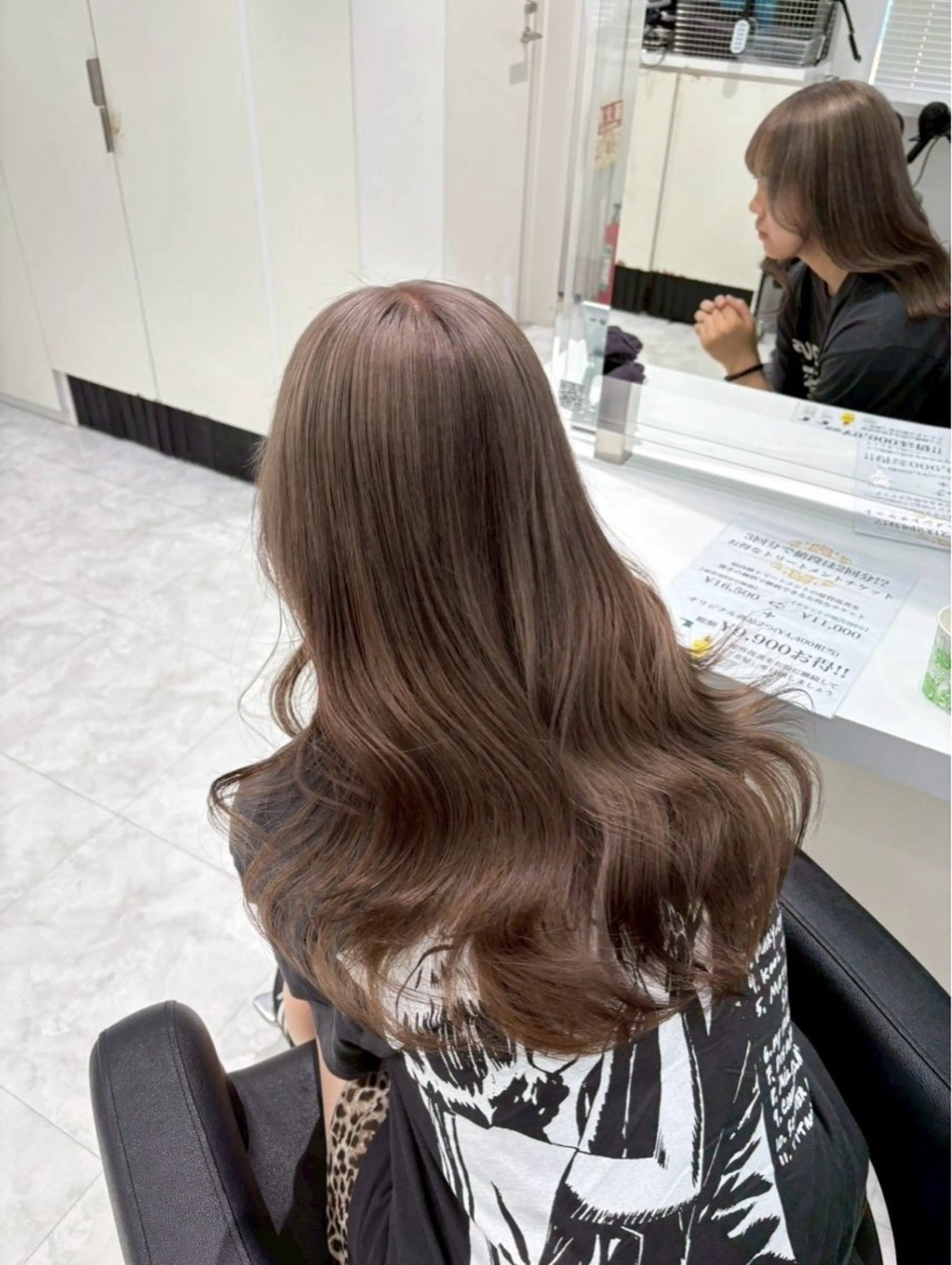 ロング カラー ヘアアレンジ 🦋艶出しワンカラー 🦋MASAKIのヘアスタイル