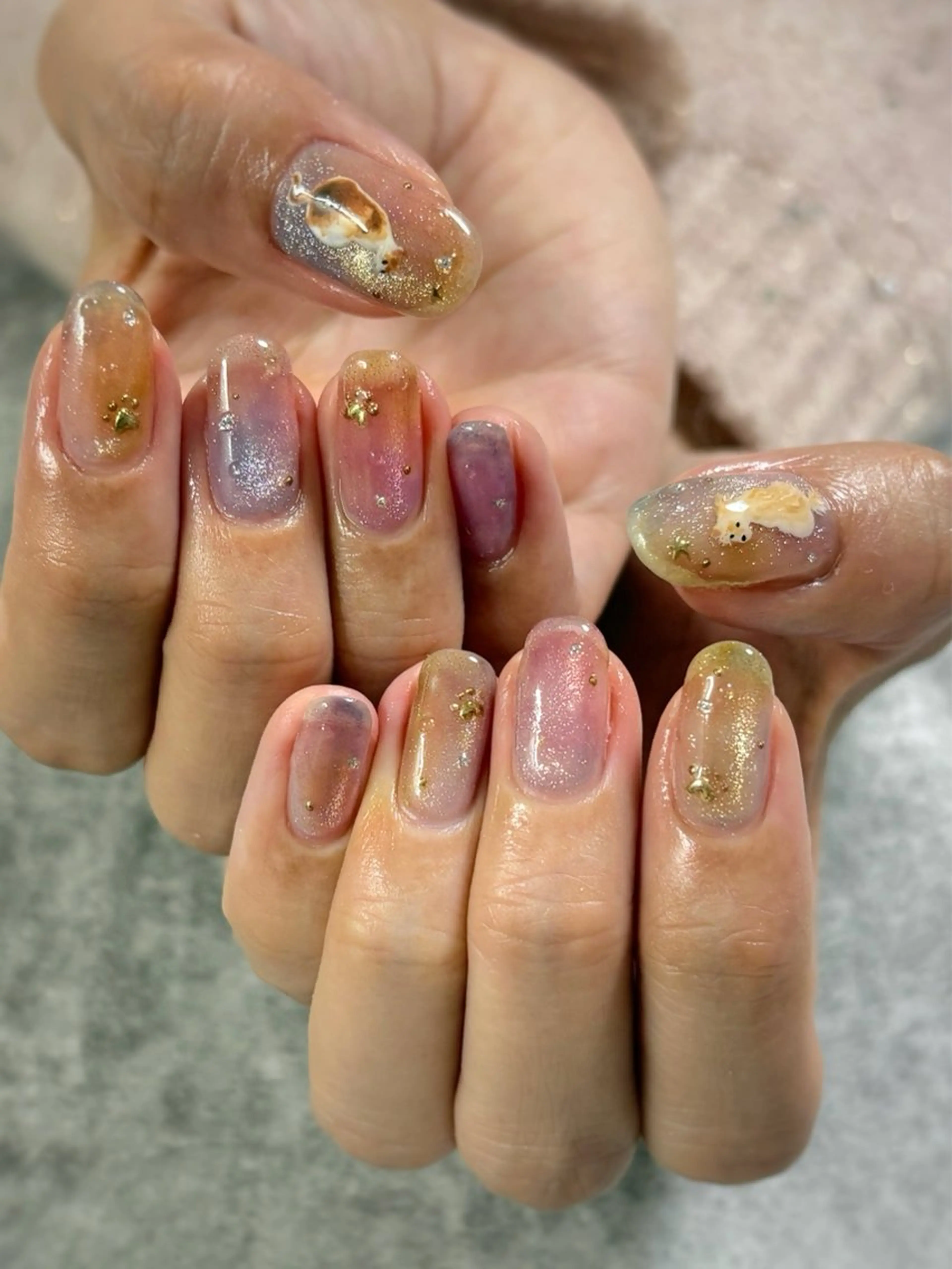 ネイル ハンドネイル FIORITURA Maikoのネイルデザイン