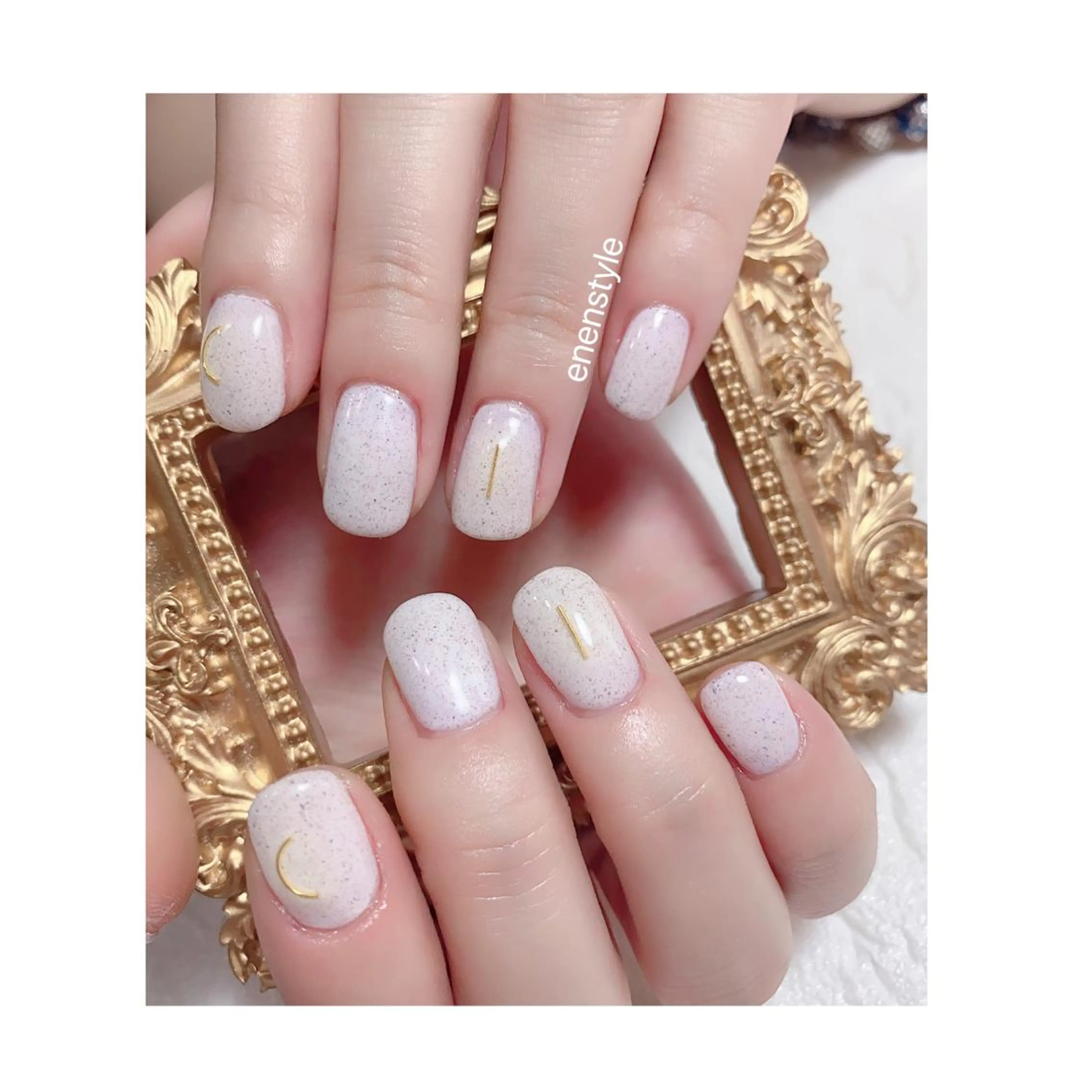 ショート ネイル ジェルネイル ニュアンスネイル オフィスネイル ワンカラーネイル パラジェル 👑enen style👑のネイルデザイン