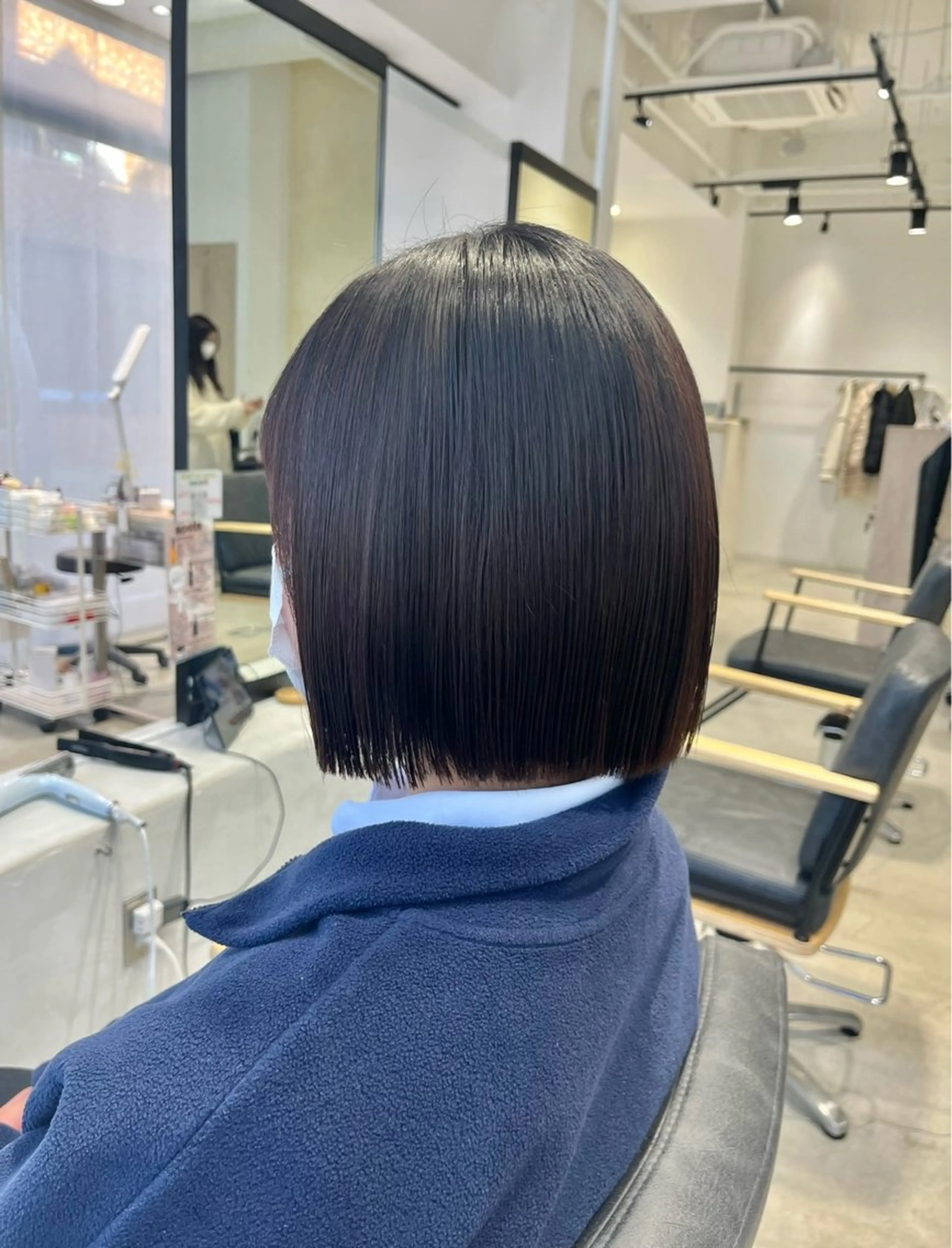 ショート カット 縮毛矯正 トリートメント ボブ/美髪矯正 /佐藤　奈巳のヘアスタイル