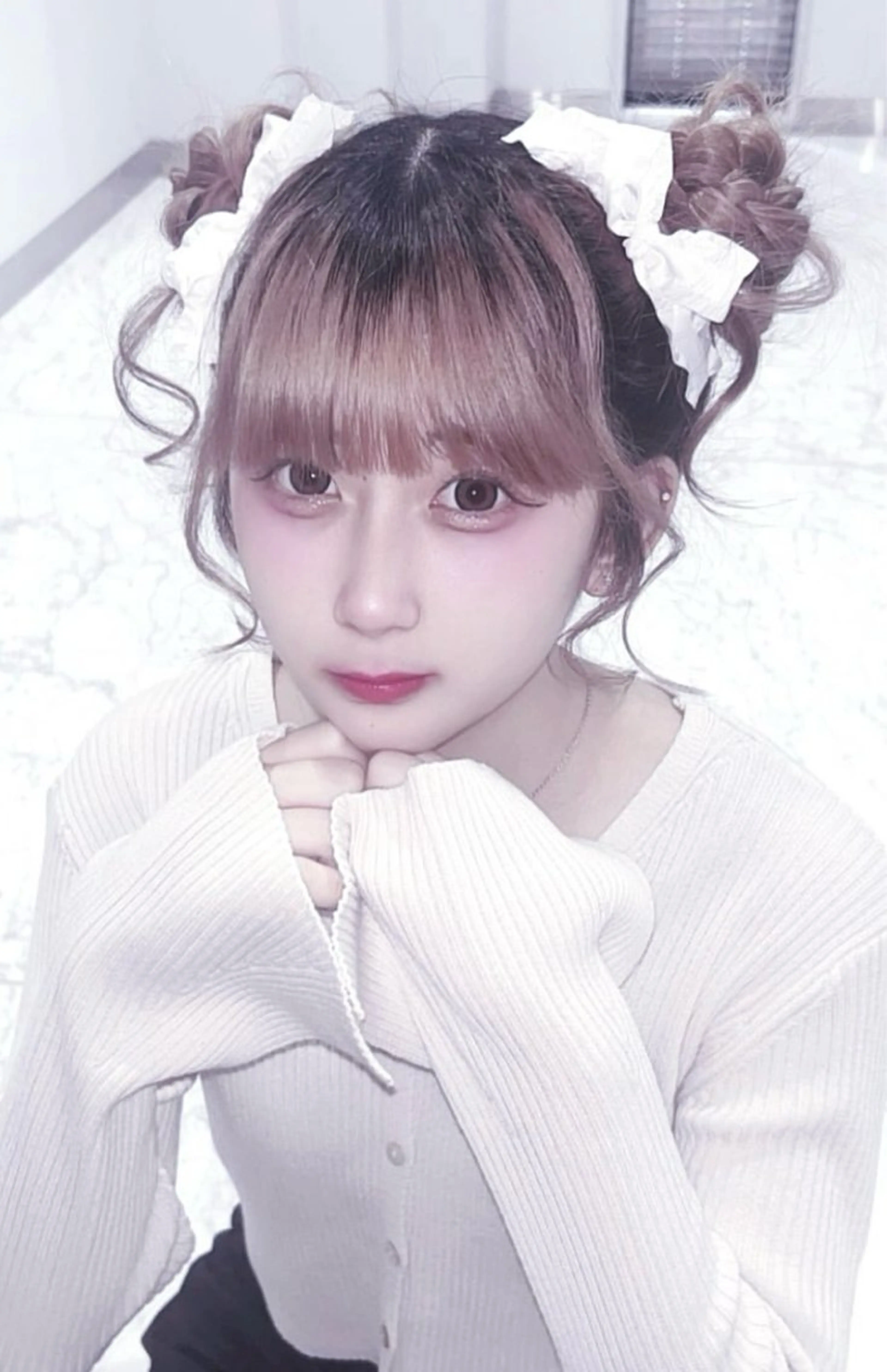 ロング ヘアアレンジ 岩田 莉奈のヘアスタイル