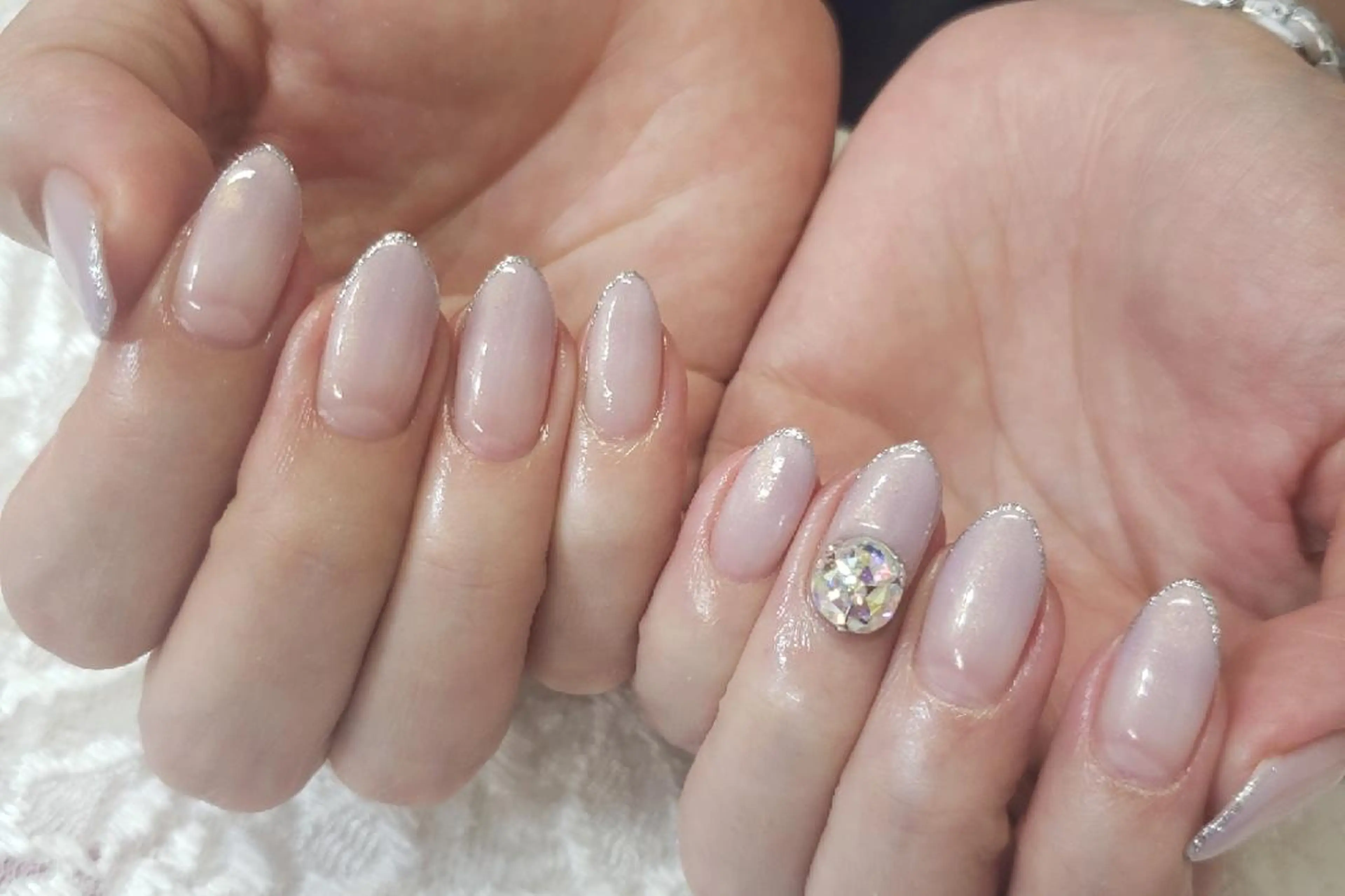 ご新規様限定！オフ込♡ハンドジェル・ワンカラー・グラデーションネイル（パーツ代別途）♡の写真