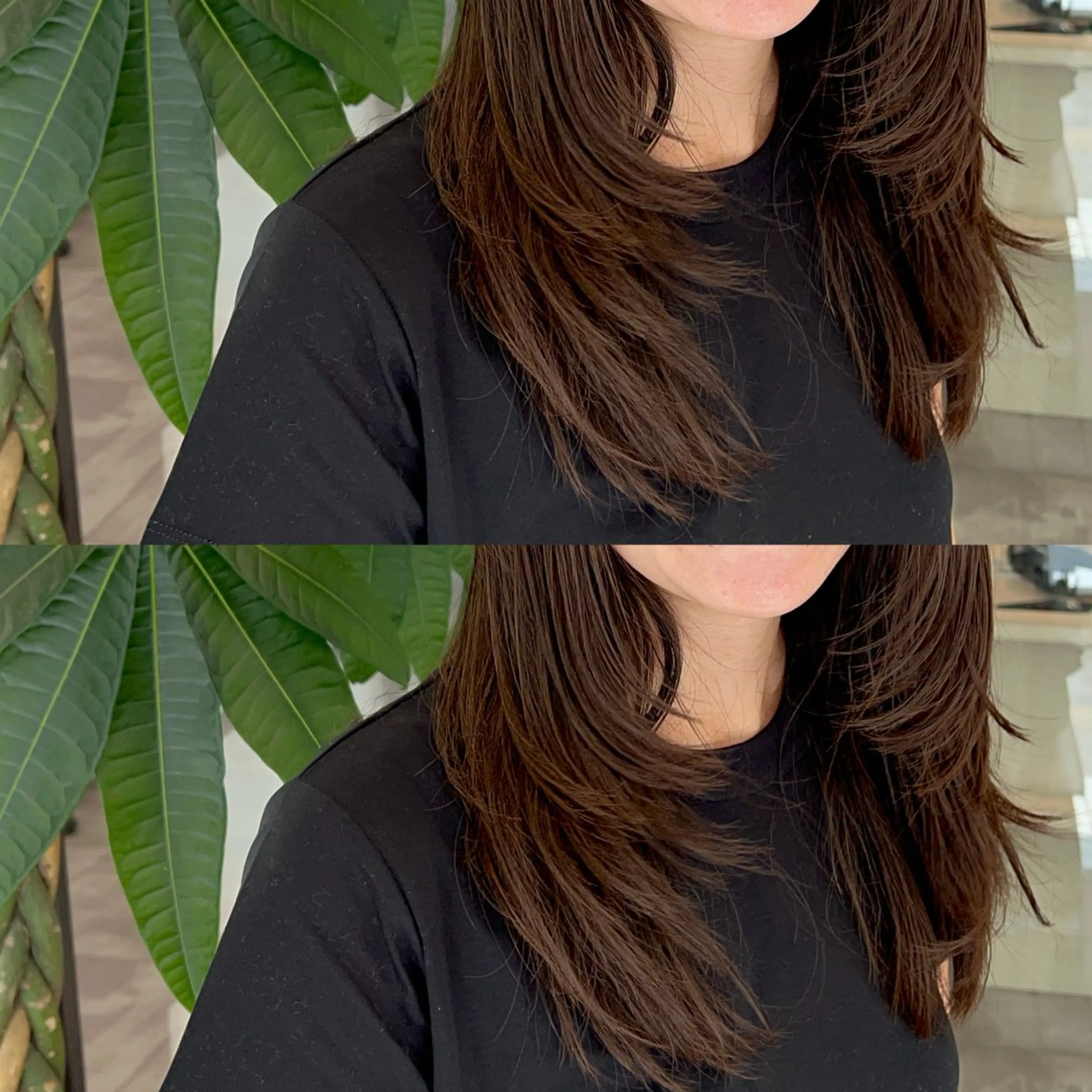 セミロング カット 🌞レイヤー×カラー 前川那津美🌞のヘアスタイル