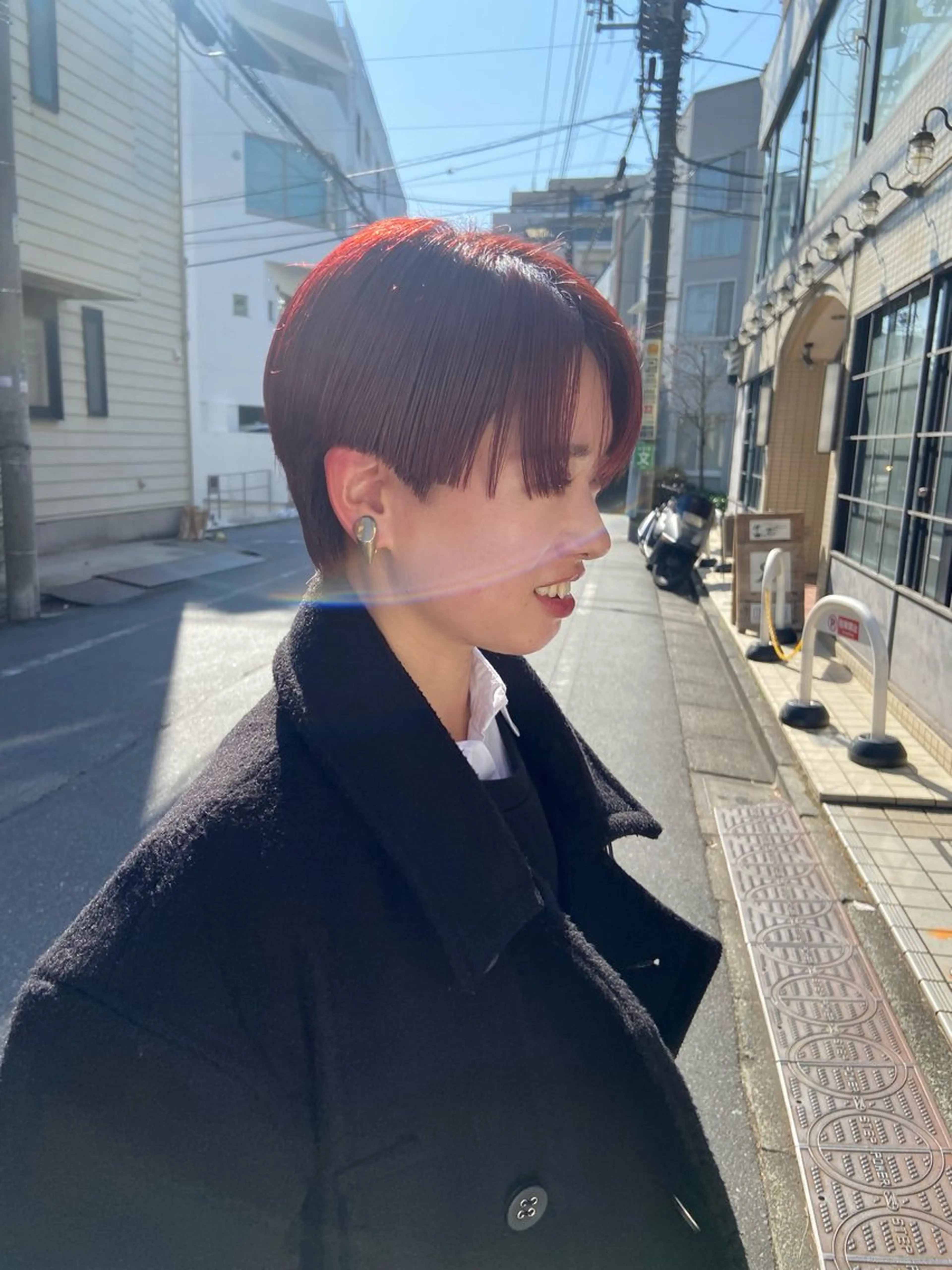 ショート ショートヘア 代官山 ボブヘアーのヘアスタイル