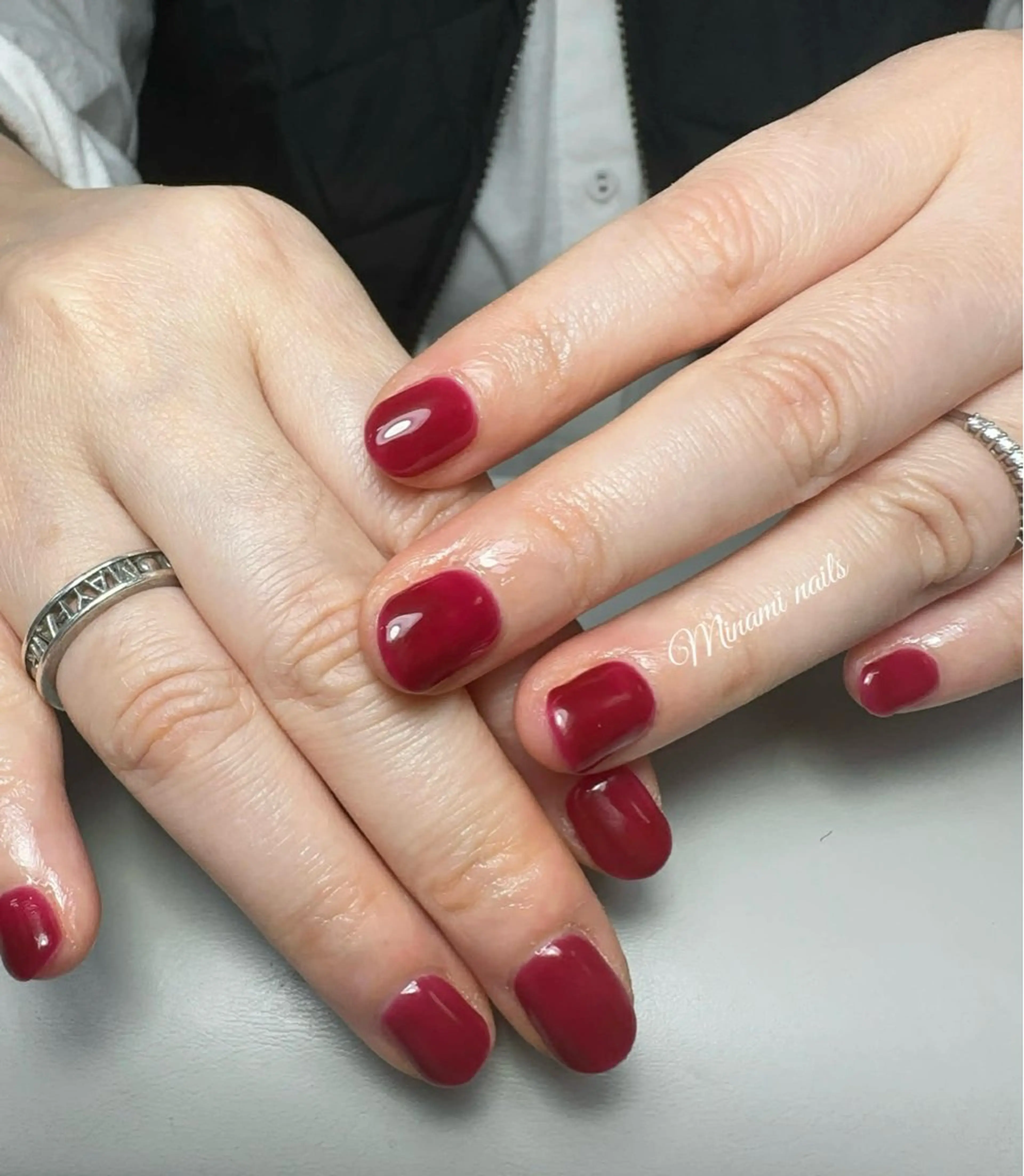 ネイル アートネイル オーロラネイル ガーリー キラキラネイル 韓国ネイル ハンドネイル Minami Nailsのネイルデザイン