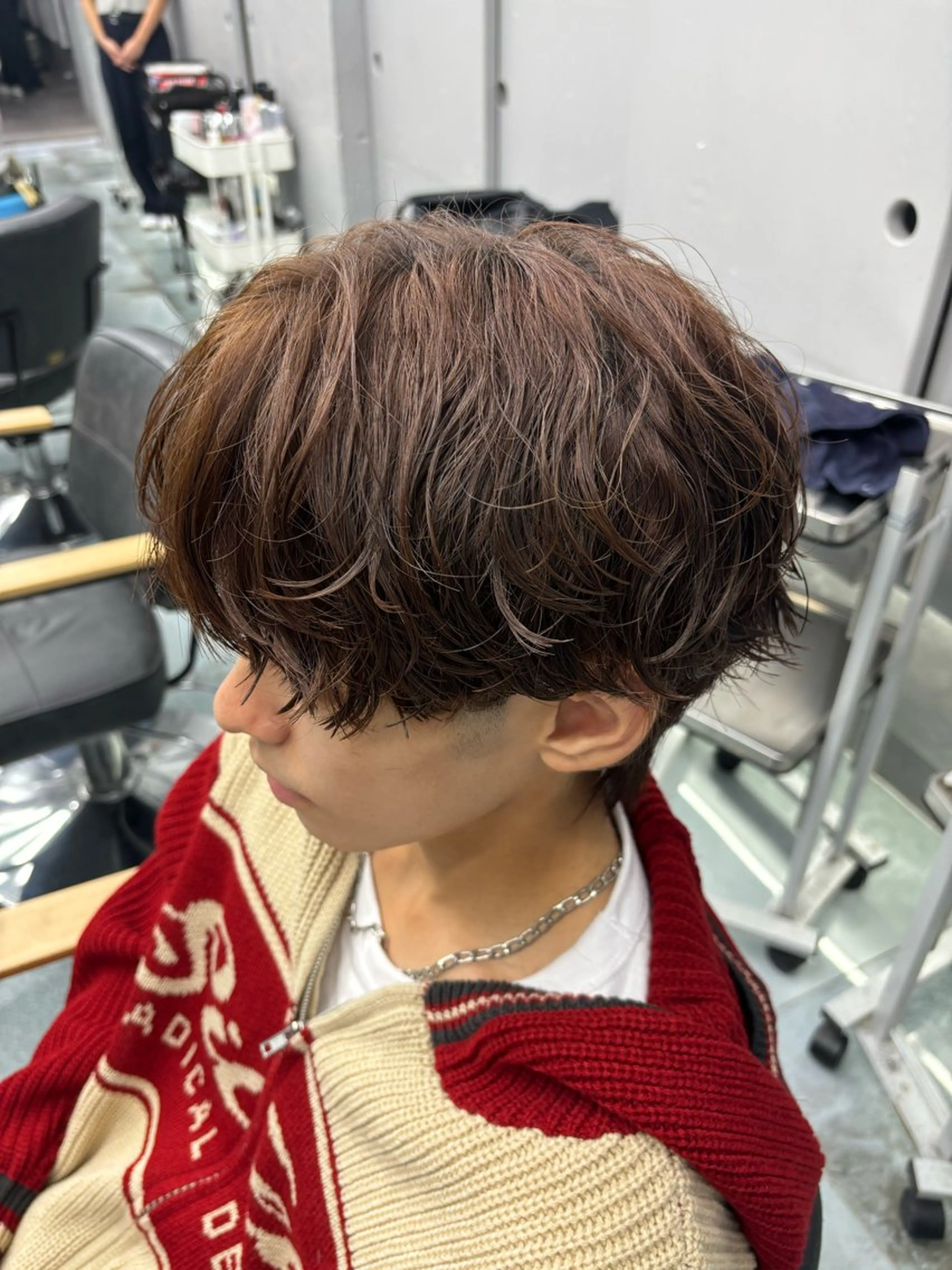 パーマ メンズ メンズパーマ カット パーマ メンズパーマ/韓国 ヘア/Mino🤍のヘアスタイル