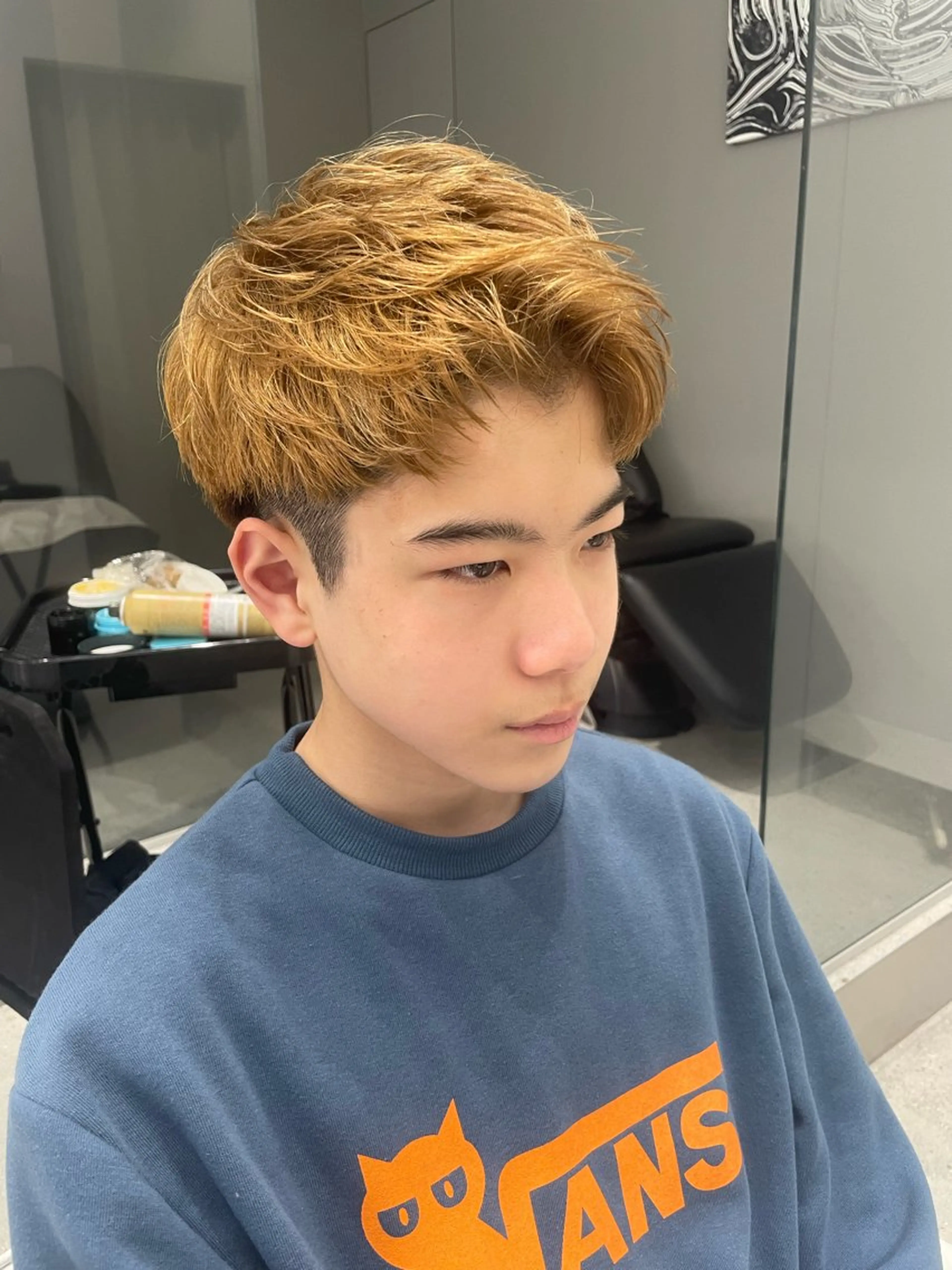 メンズ 無料ショートモデル 募集中❗️秋山ひらいのヘアスタイル