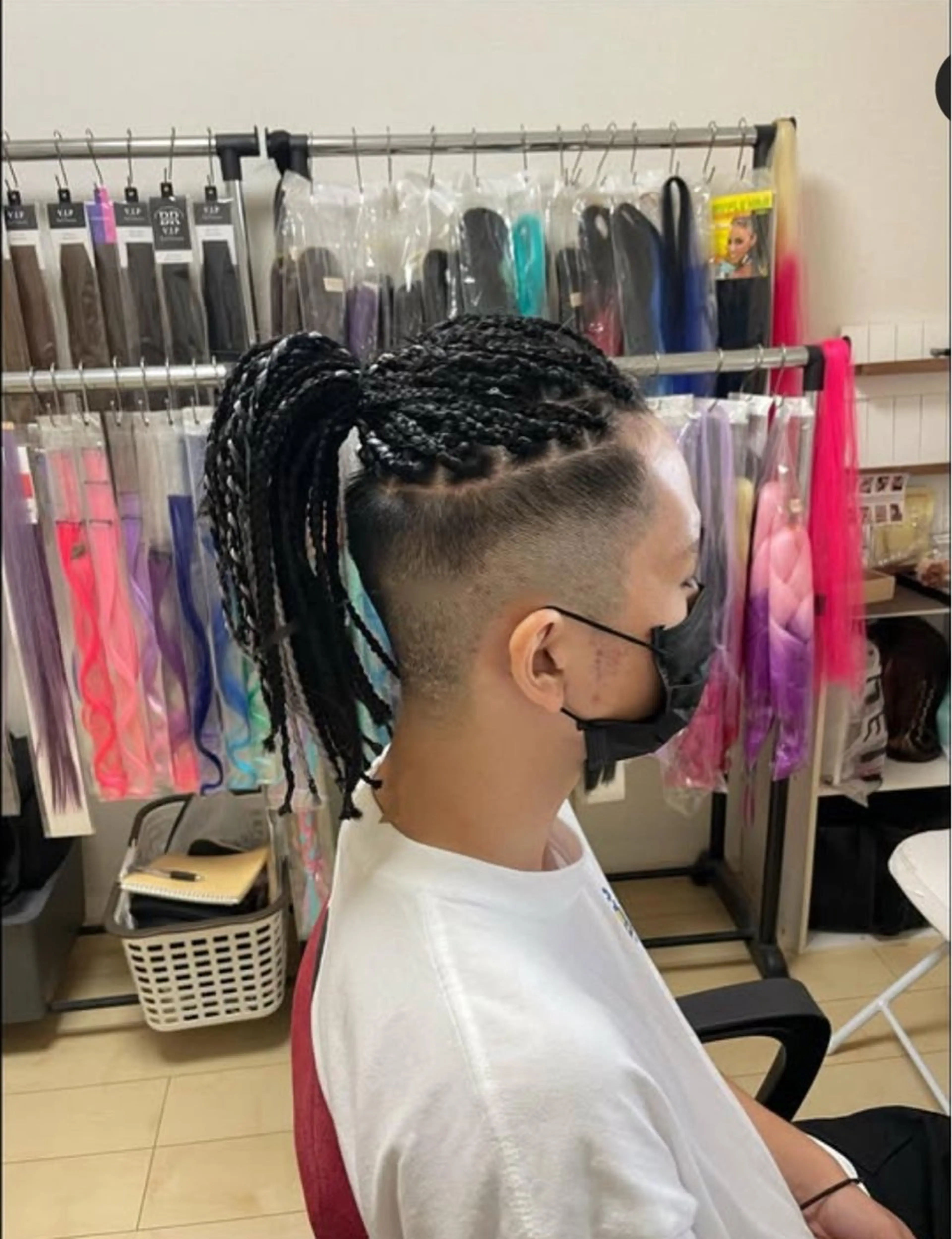 ブレイズエクステ40本（肩まで）の写真