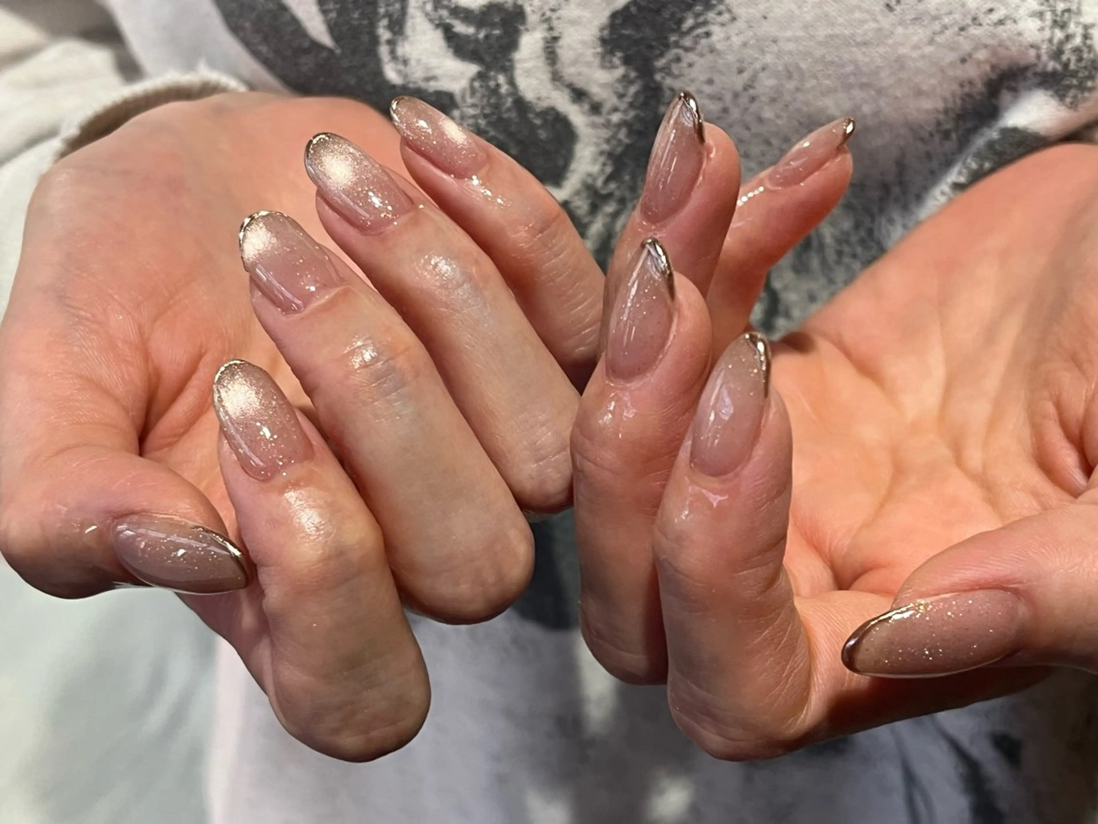 ネイル フラッシュネイル マグネットネイル オフィスネイル ハンドネイル Lia所属・eri chan nailのネイルデザイン