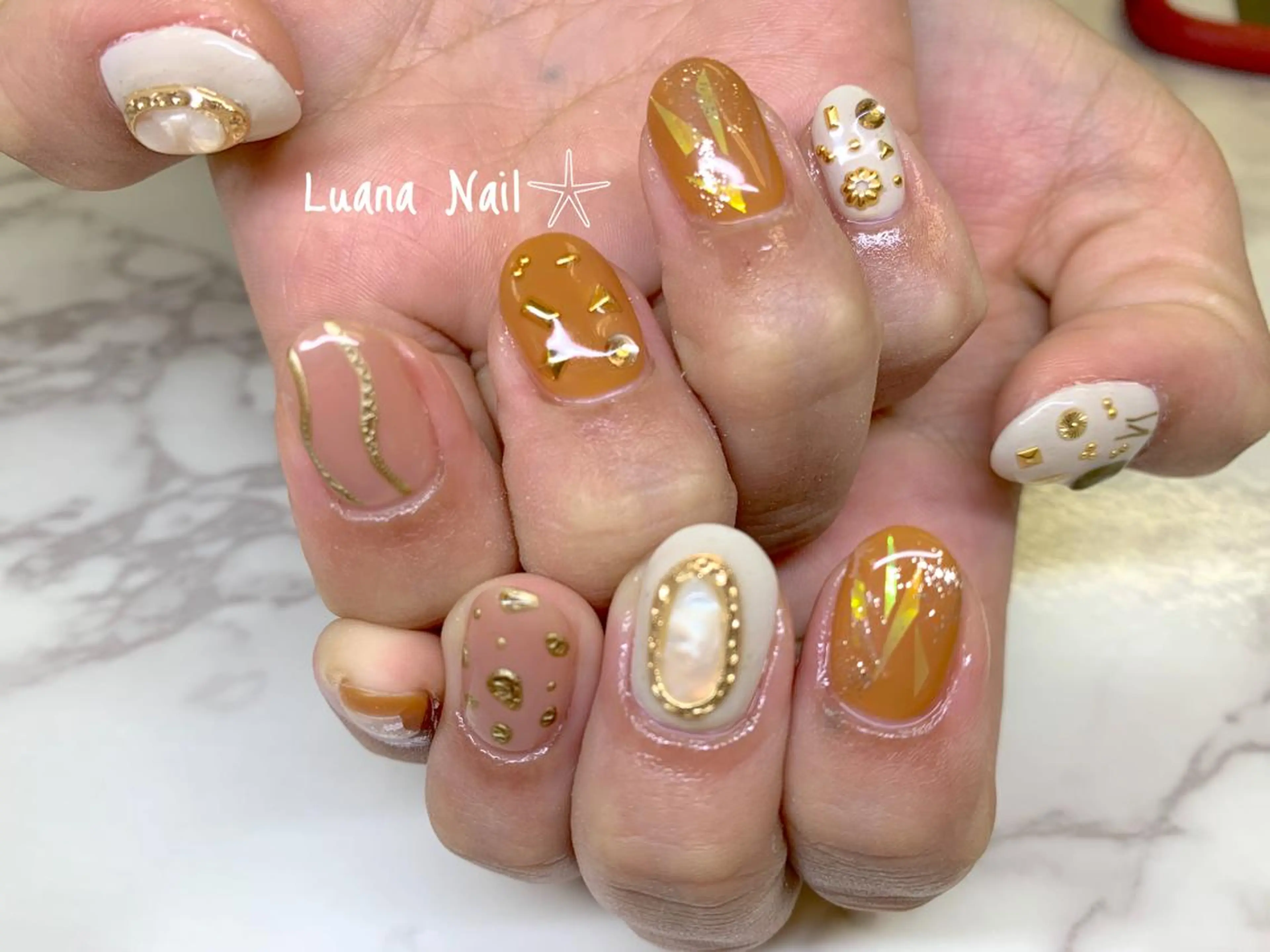 ネイル ハンドネイル BeauJu by Luana Nailのネイルデザイン