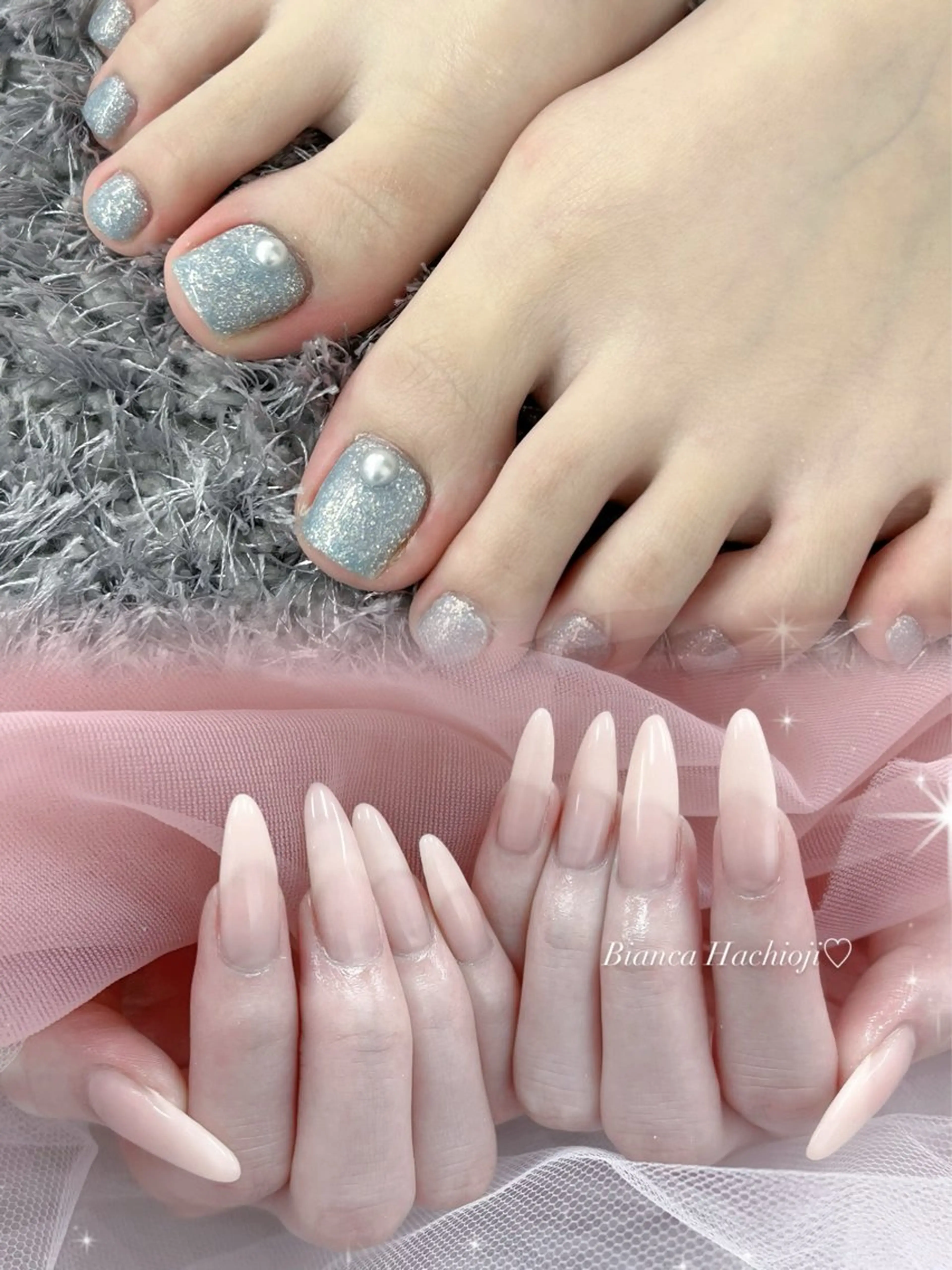 オフありハンドネイル+フットネイル 同時施術🎀の写真