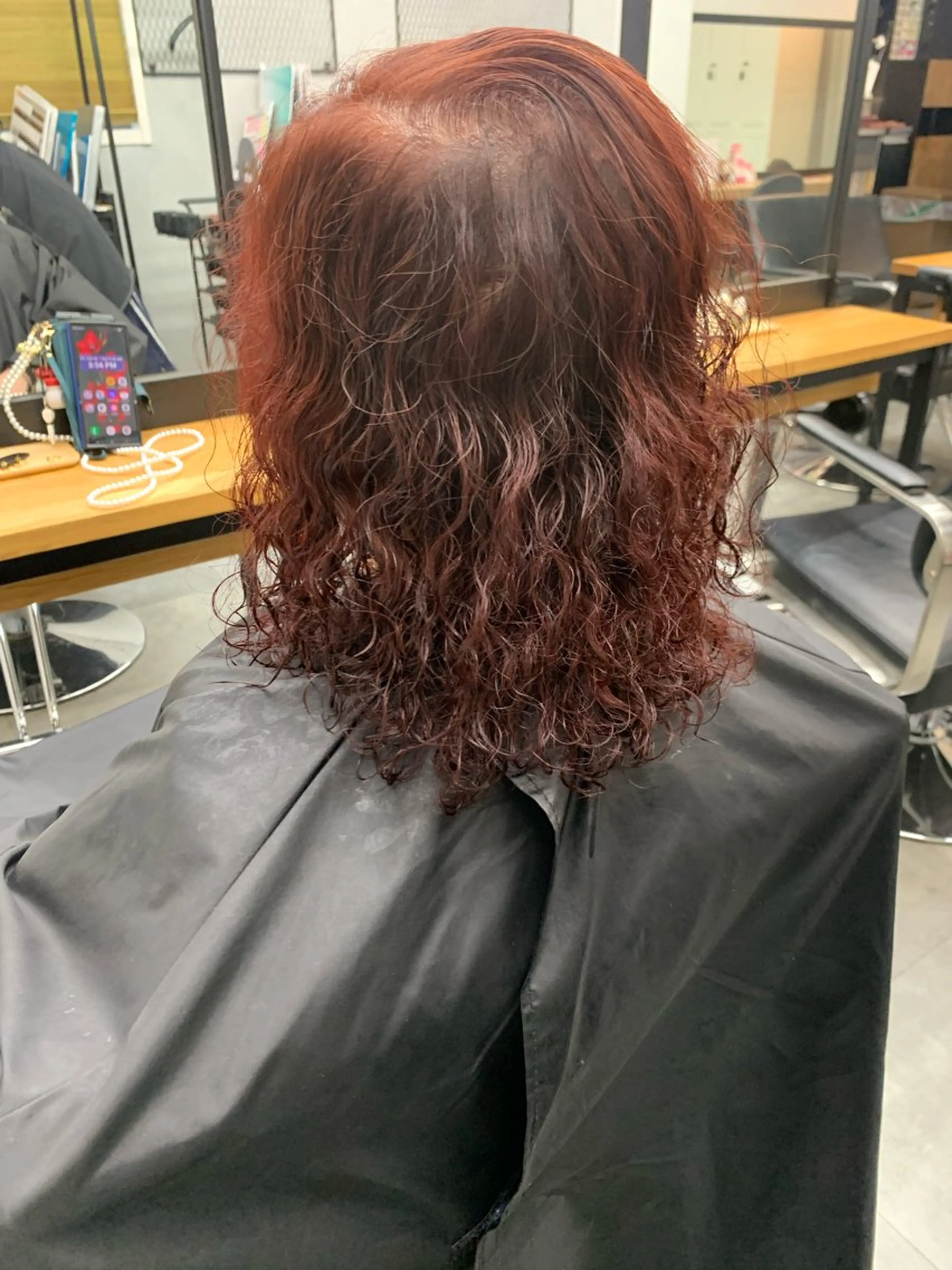 ミディアム カラー パーマ 抜け感ダブルカラー miyukiのヘアスタイル