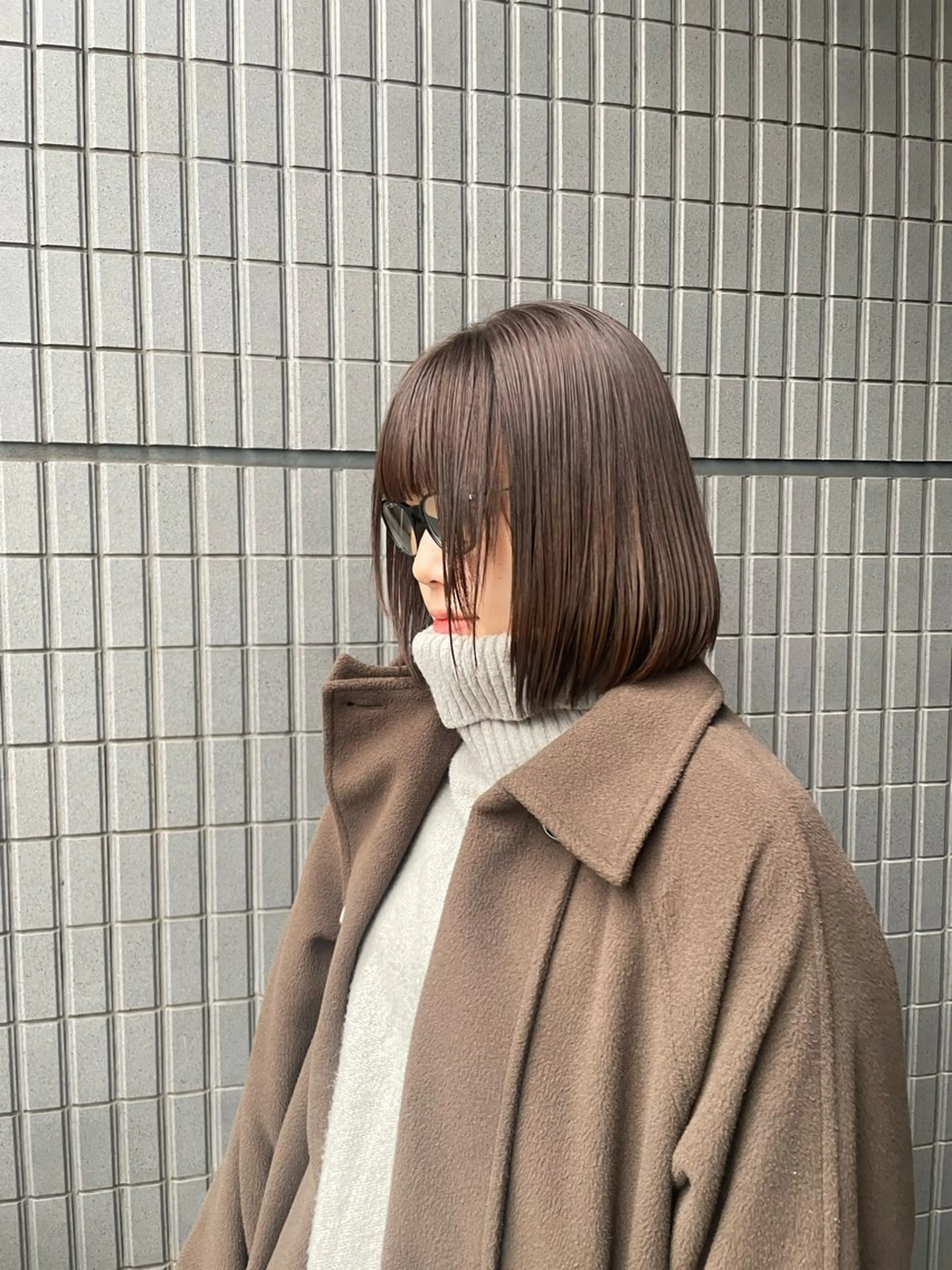 セミロング カラー カット ヘアカラー 野町好花 レイヤー/髪質改善のヘアスタイル