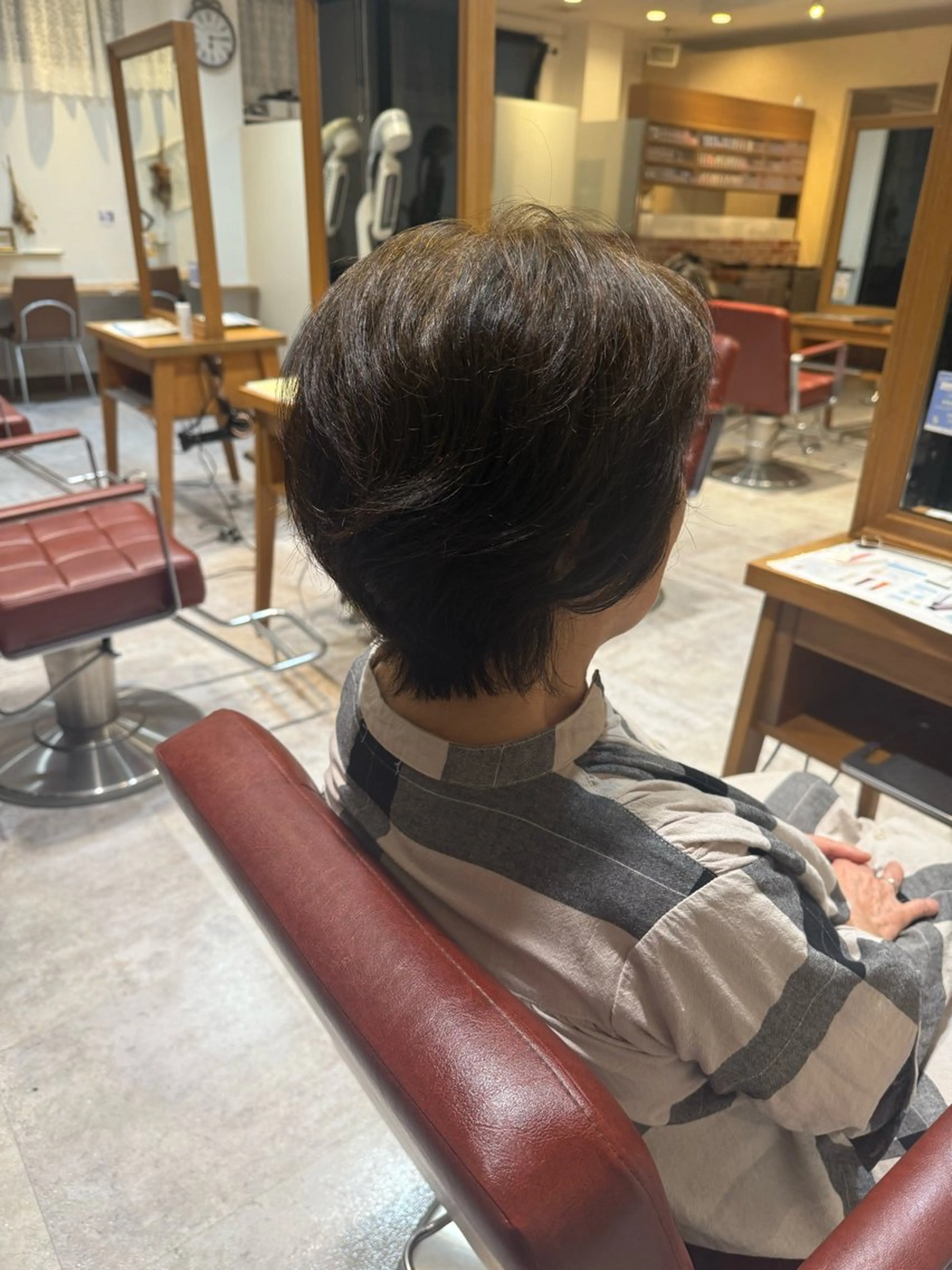 ショート 小鎗 乃愛のヘアスタイル