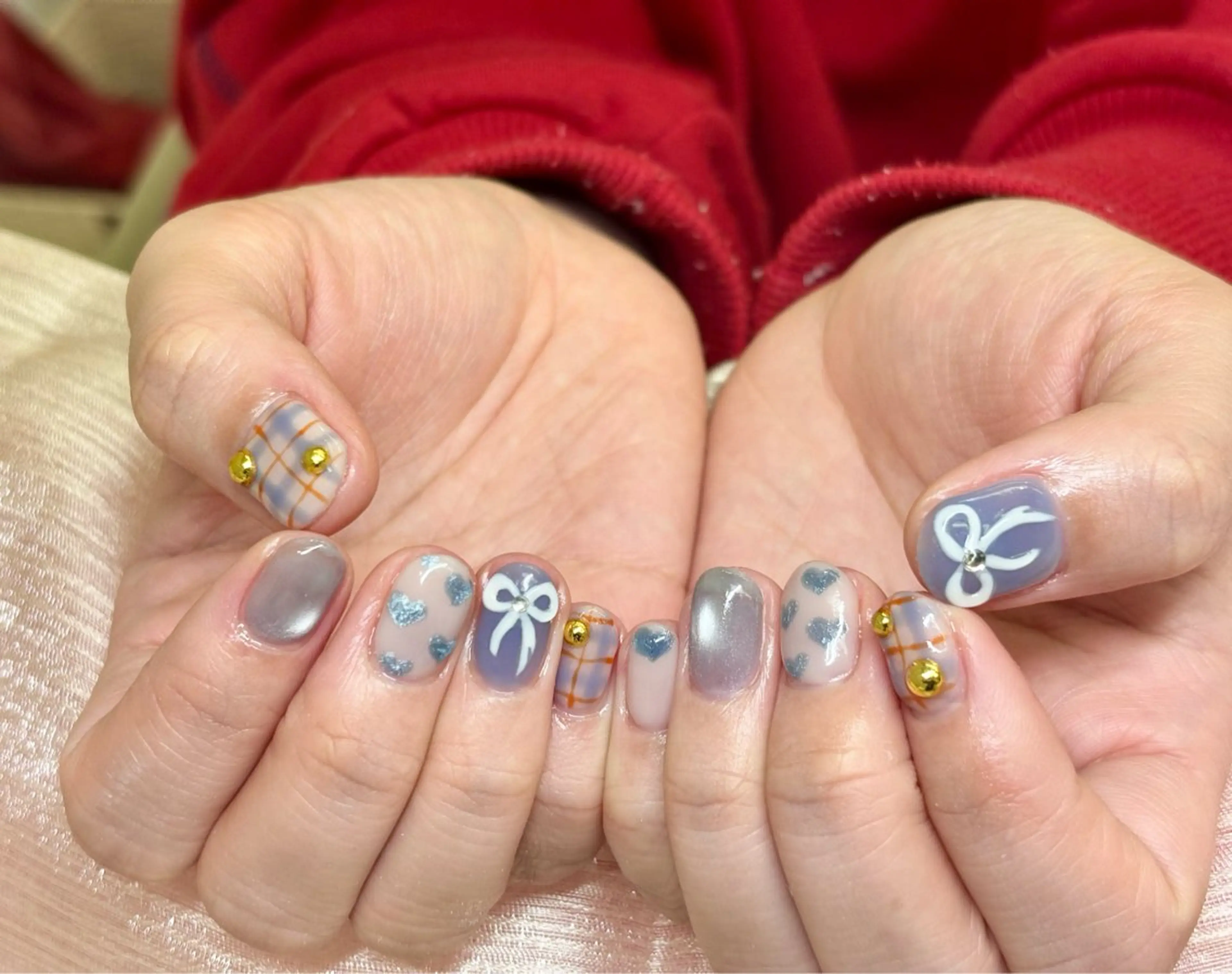 ネイル 持ち込み ニュアンスネイル ハンドネイル ハンドケア ETE LUNA NAILのネイルデザイン