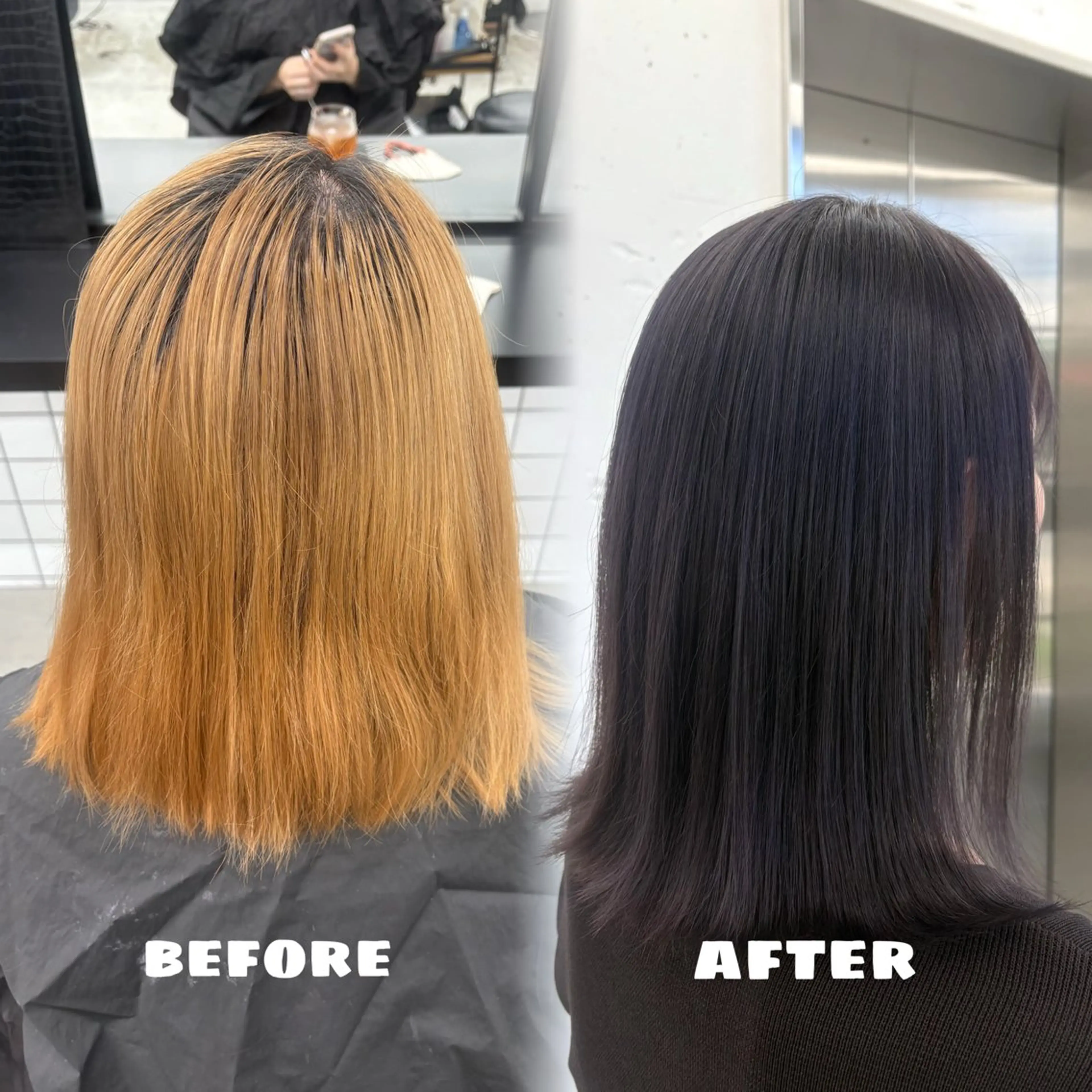 ミディアム カラー グレージュ ラベンダーカラー ラベンダーグレージュ ラベンダーグレー 🌟ゆりあ🌟 JILLSTUDIOのヘアスタイル