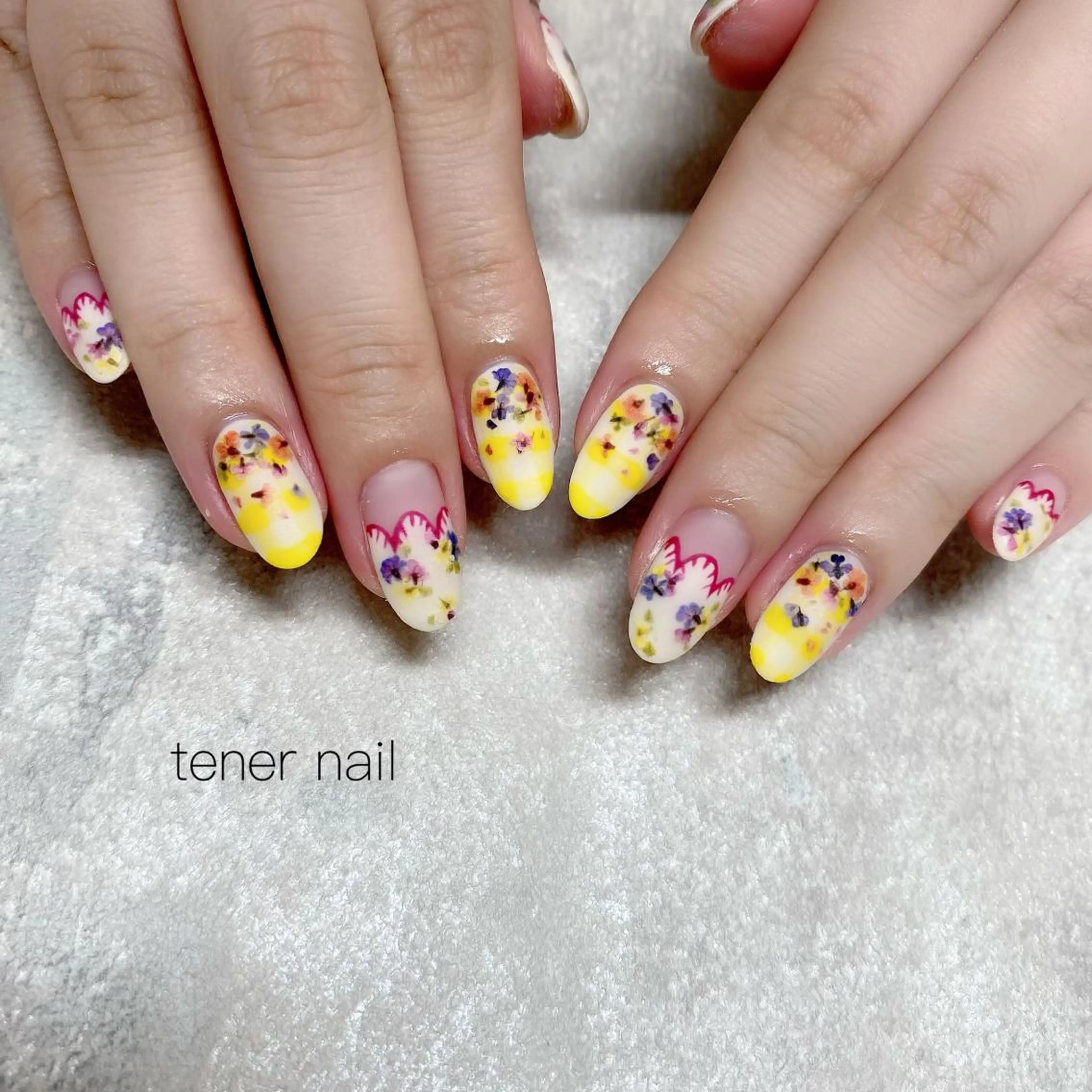 ネイル フラワーネイル テネルネイル tener nailのネイルデザイン