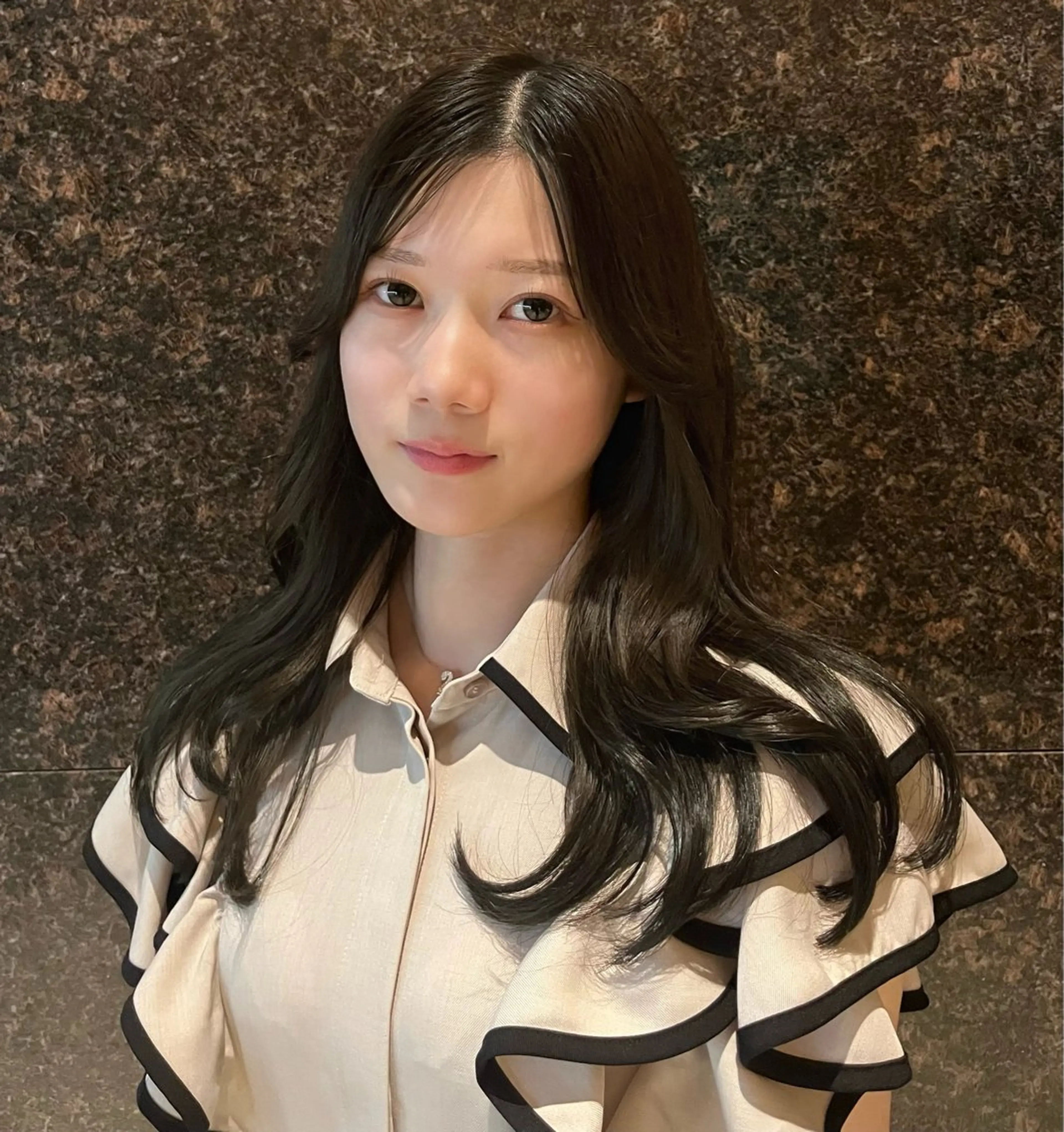 ロング カラー ブラウンカラー オリーブブラウン トリートメント カット ヘアカラー 顔まわり/透け感 カラー/青栁優🔆のヘアスタイル