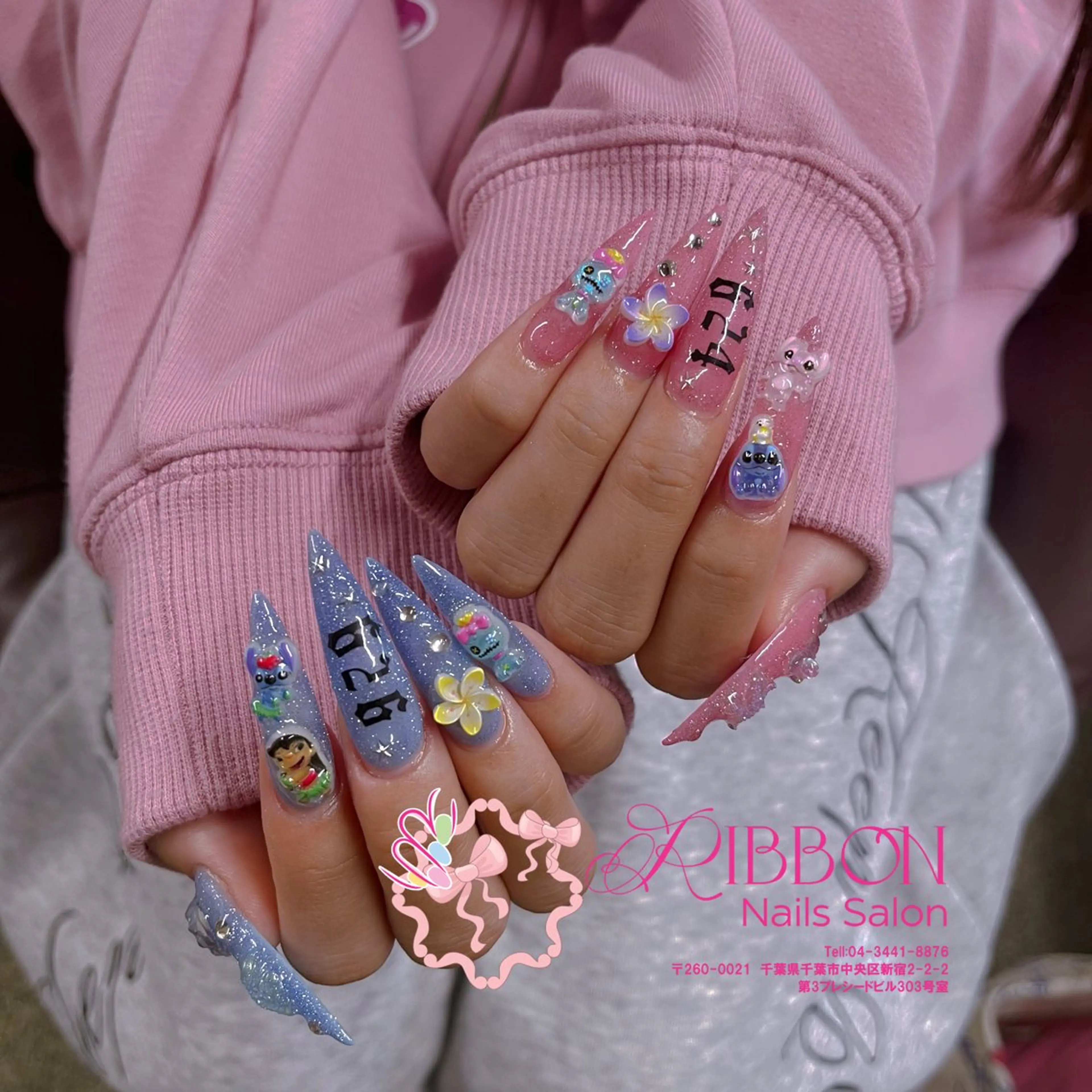 ネイル フレンチネイル ジェルネイル マグネットネイル 持ち込み ニュアンスネイル ハンドネイル Ribbonnail salonのネイルデザイン