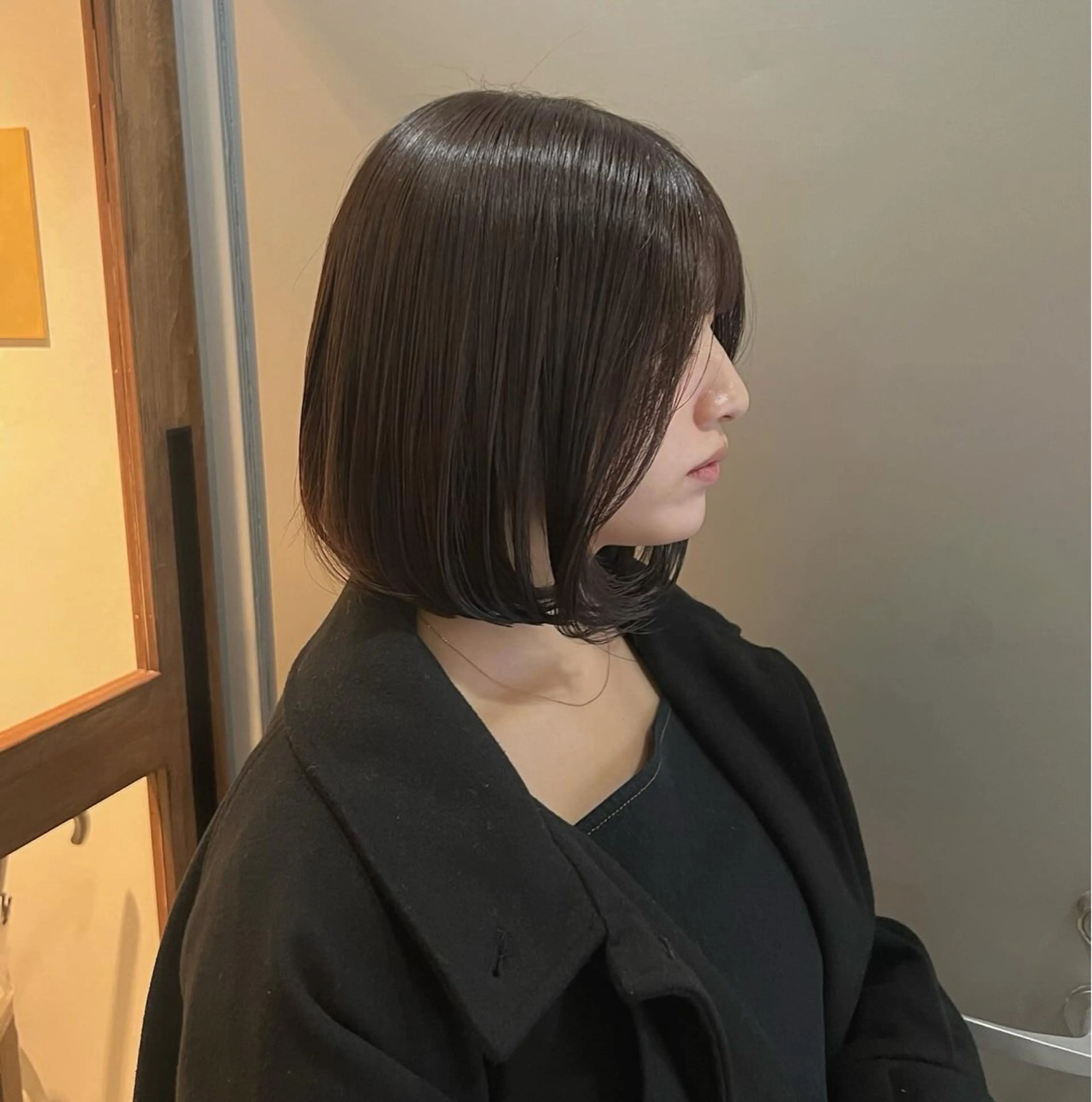 ショート カラー カット ヘアカラー トリートメント akane/ボブ /オリーブベージュのヘアスタイル