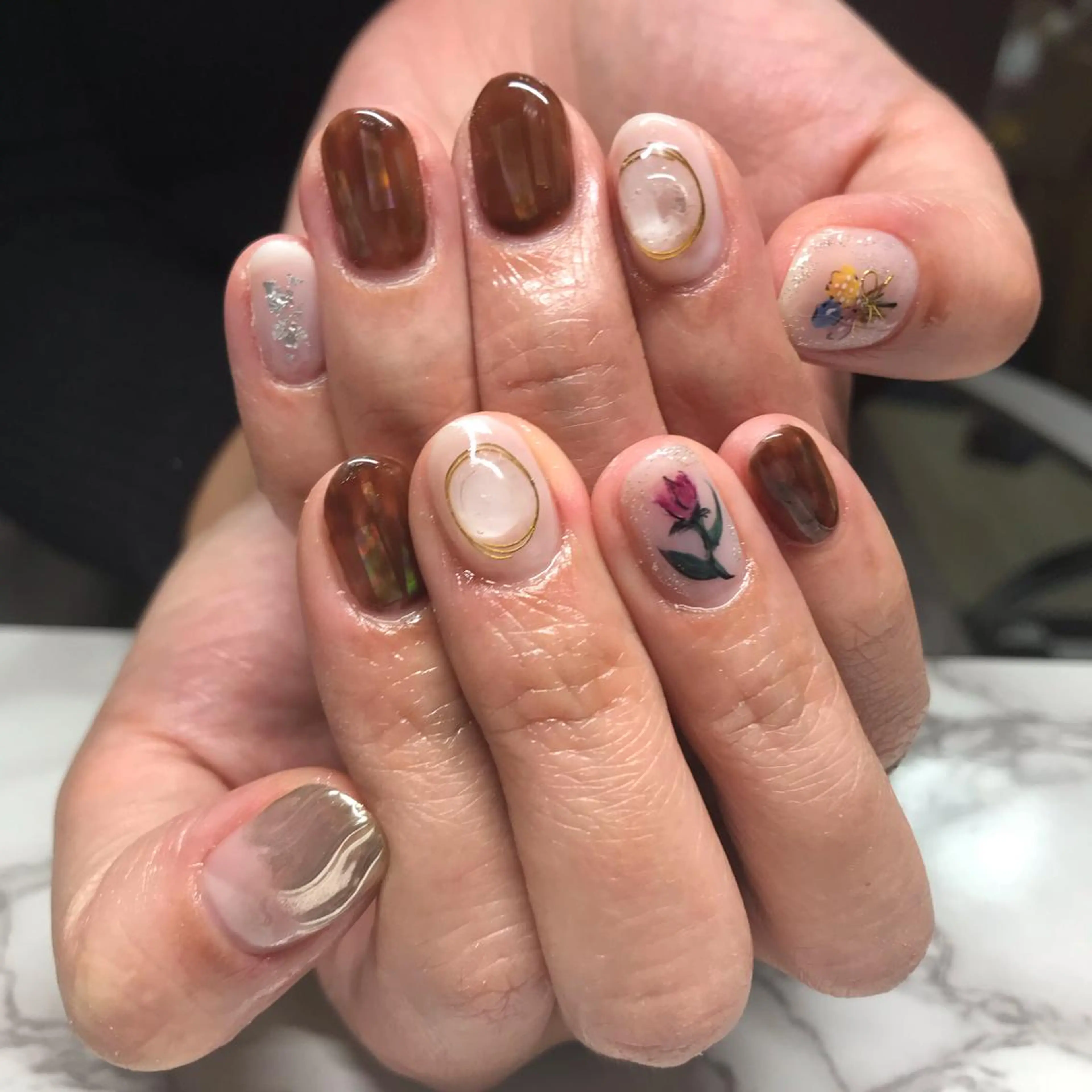 ネイル 持ち込み アスピーネイル asukaのネイルデザイン