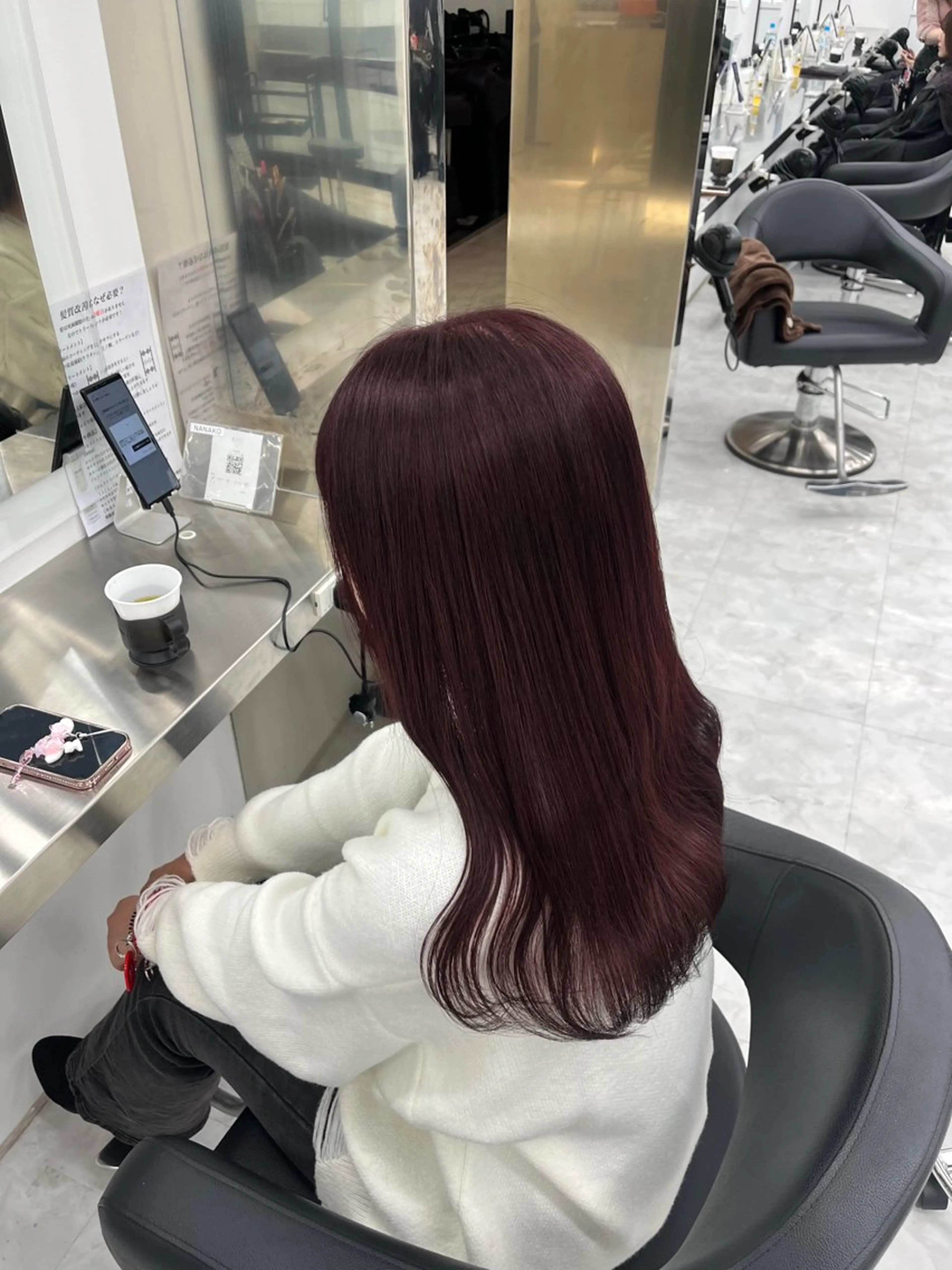 ロング カラー ヘアアレンジ ヘアカラー ヘッドスパ ヘアセット 🫧‪🎀うる艶暖色 🏹Nanako🎀のヘアスタイル