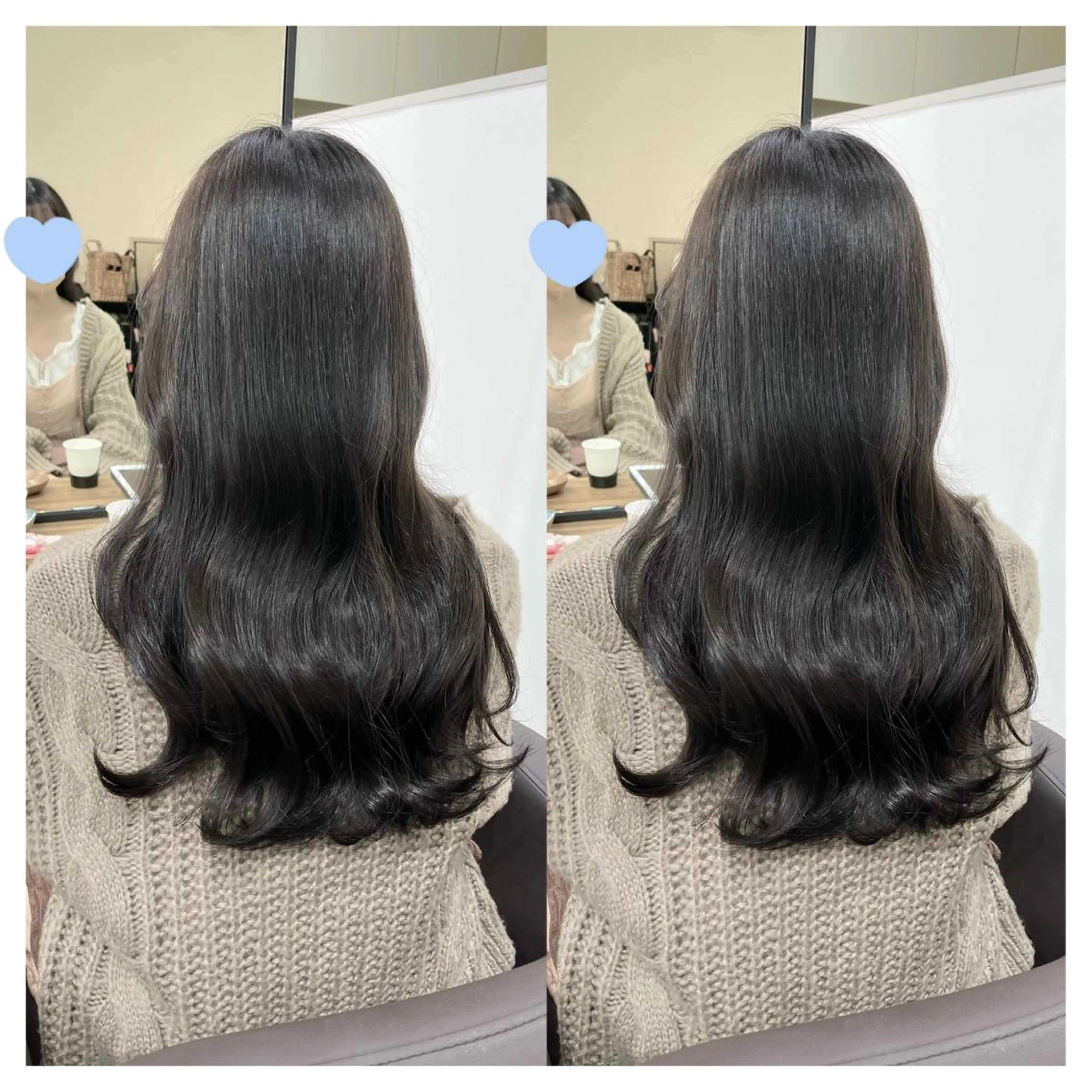 ロング カラー カット ヘアカラー トリートメント 村山 茉衣のヘアスタイル