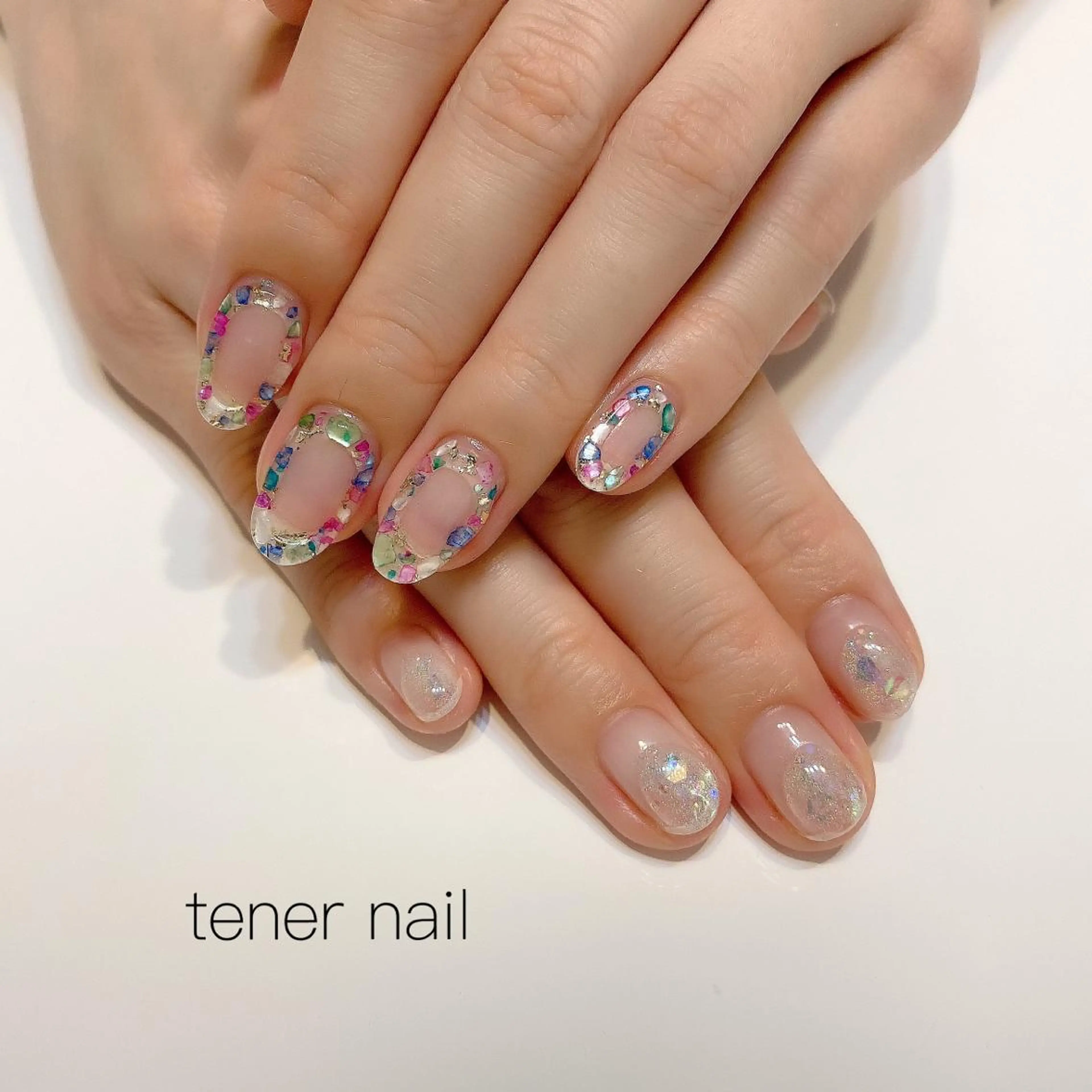 ネイル クリアネイル テネルネイル tener nailのネイルデザイン