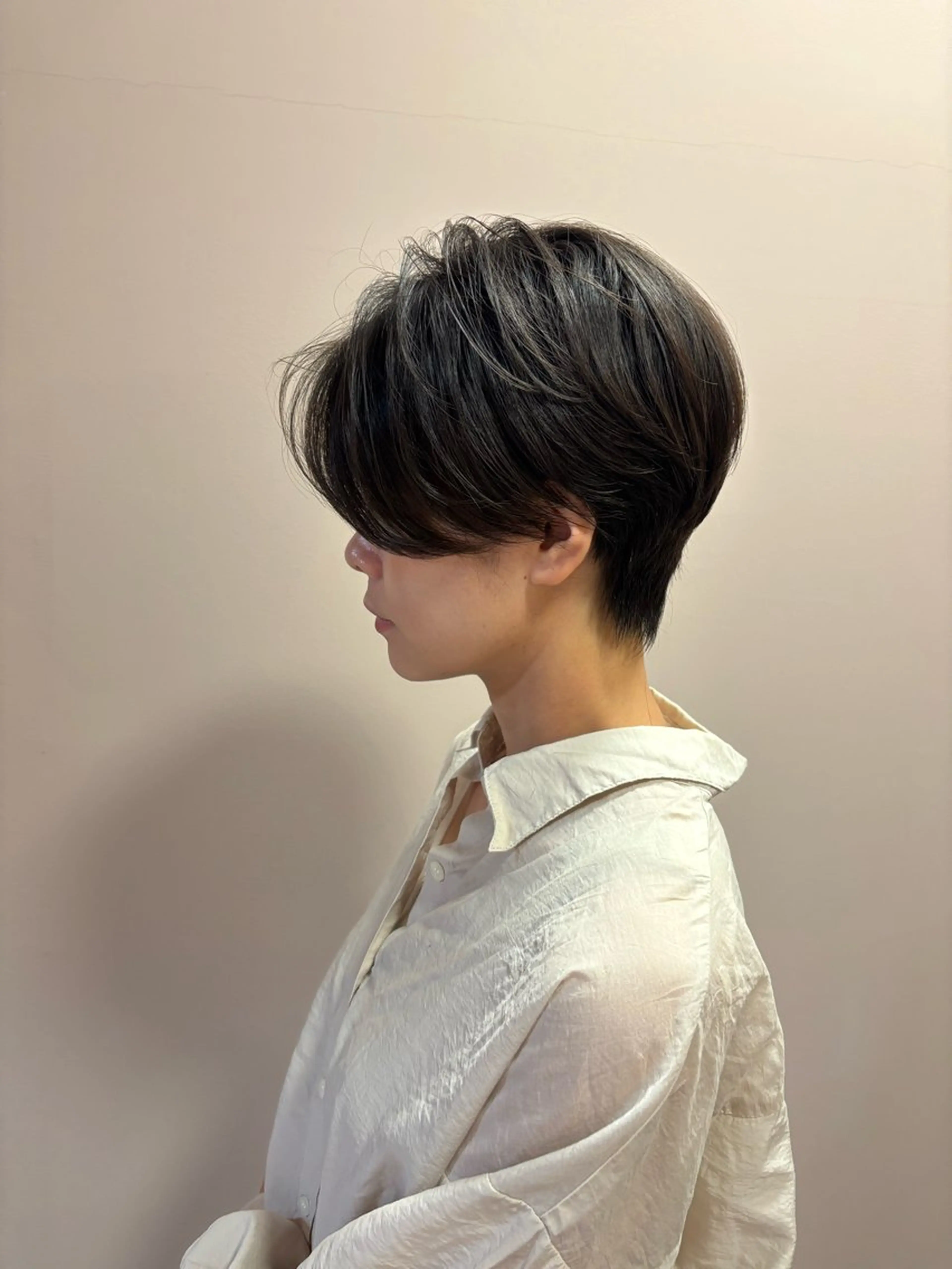 ショート ハンサムショート ショートヘア 野口 咲愛のヘアスタイル