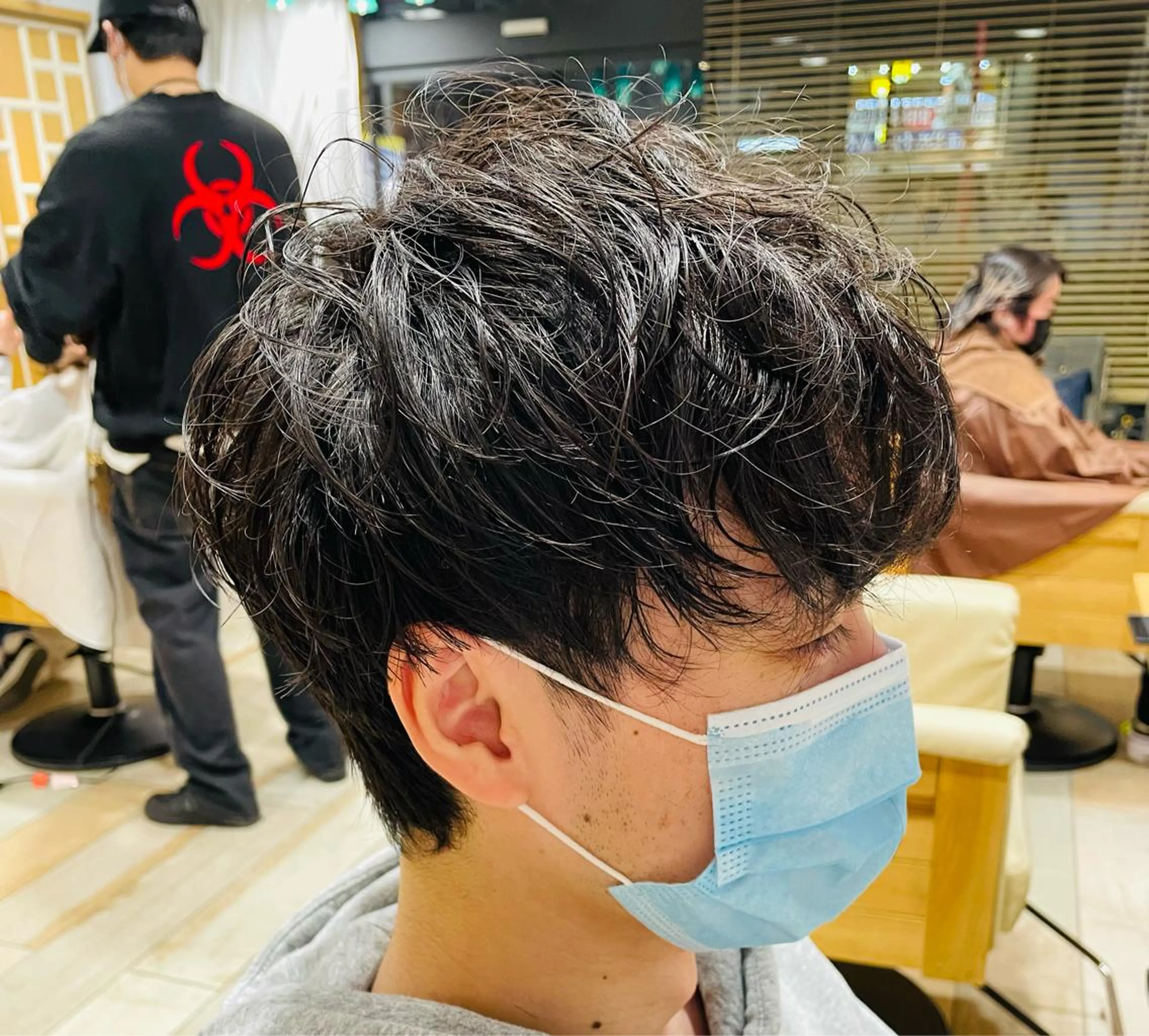 ショート パーマ メンズ カット パーマ すげさやか ✨メンズカットパーマのヘアスタイル