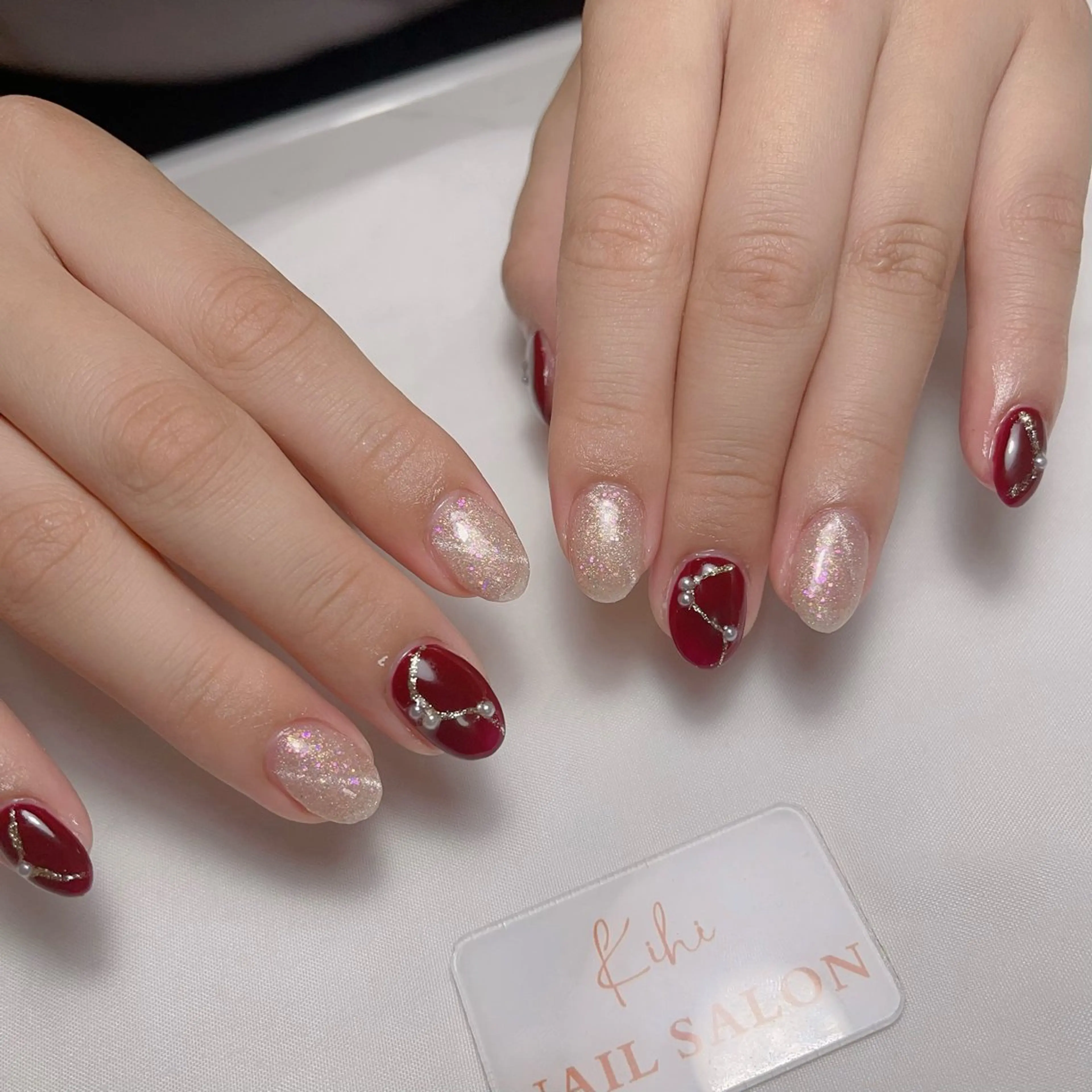 ネイル アートネイル フレンチネイル ジェルネイル グラデーション 韓国ネイル ハンドネイル 💕鈴木ユリ パラジェル/オフ無料のネイルデザイン