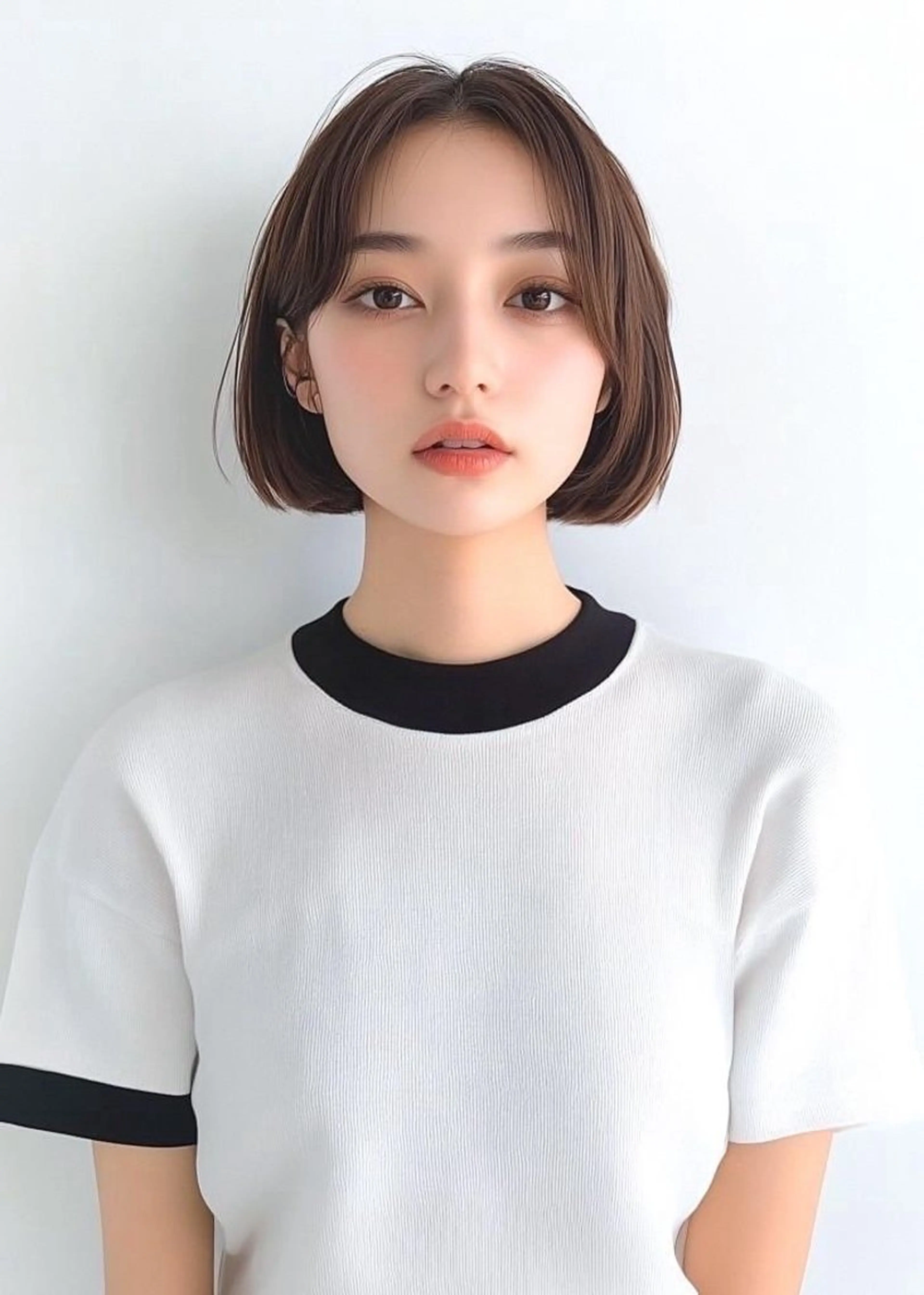 ショート 40代以降の 縮毛矯正専門家のヘアスタイル