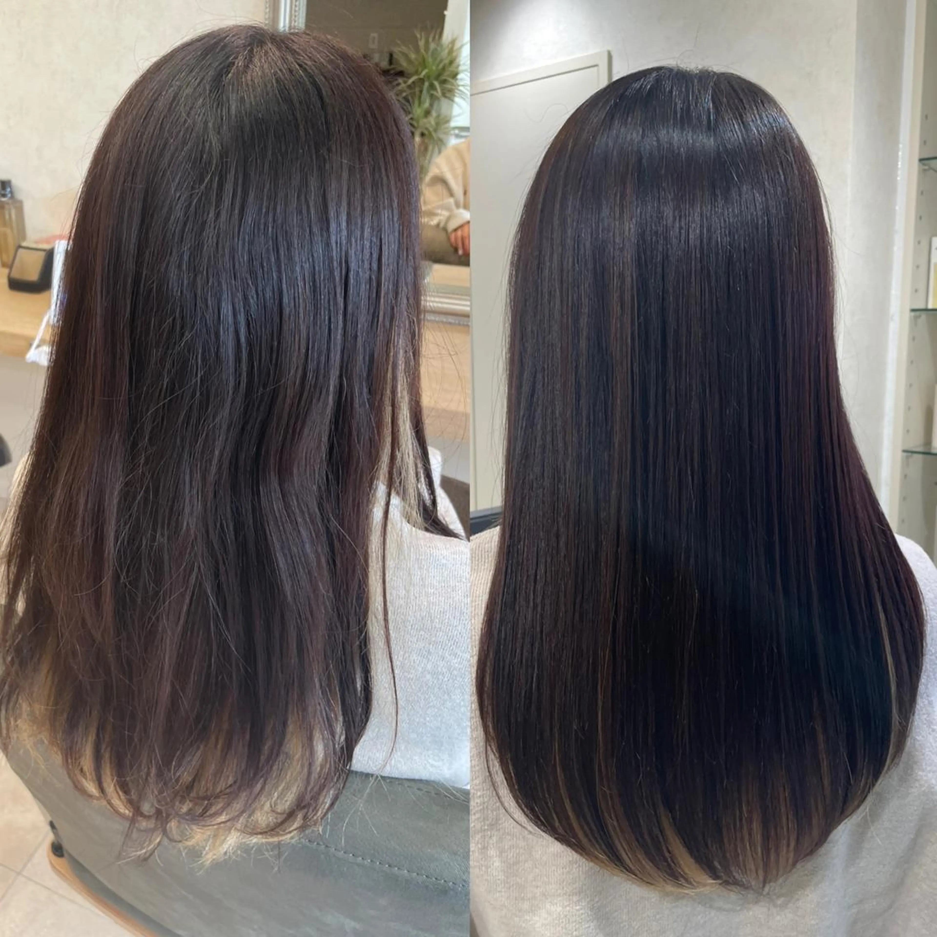 【✨絹髪を作る縮毛矯正✨】酸性ストレートの写真