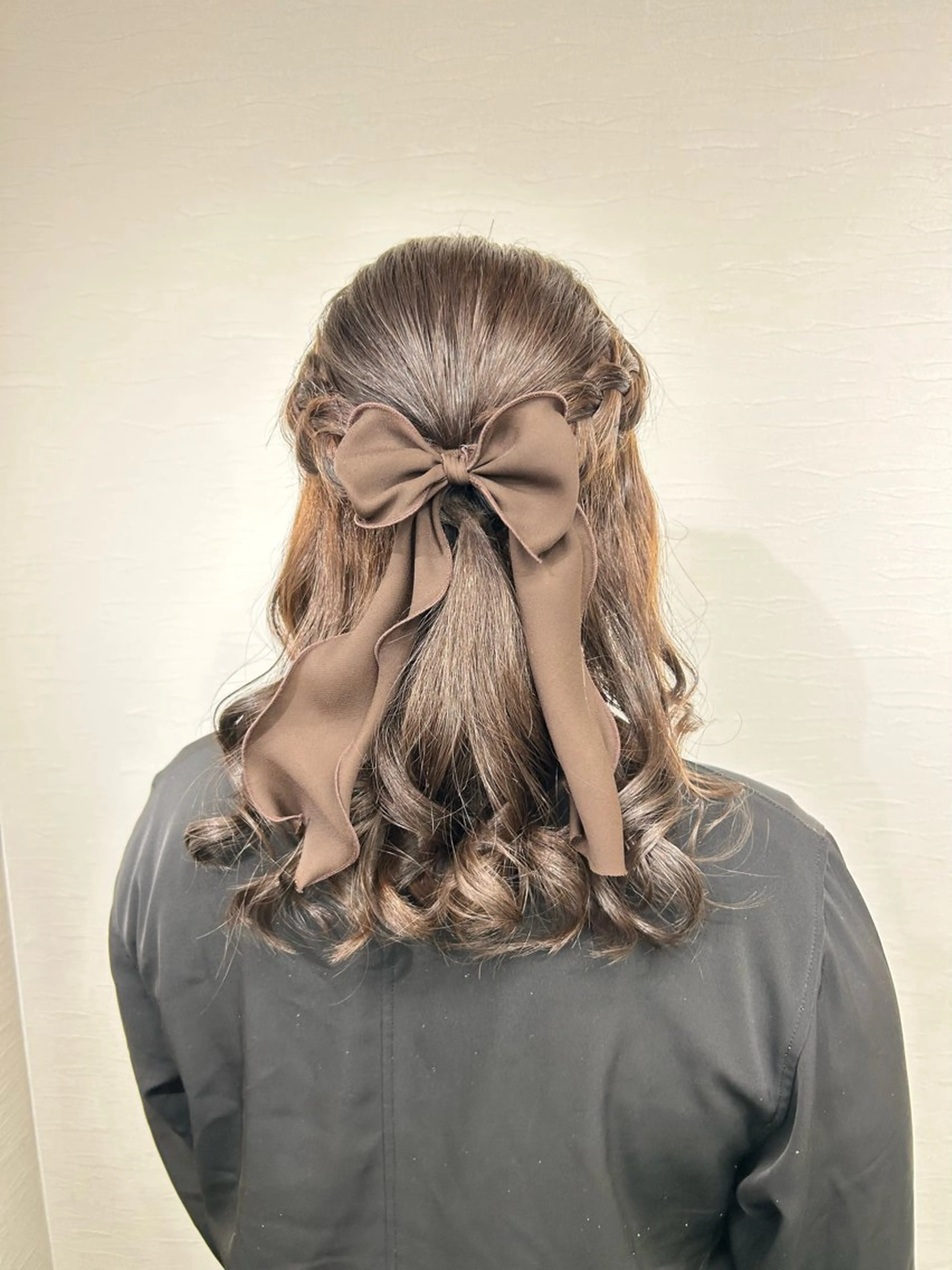 ヘアアレンジ ハーフアップ YUMEYAKATA 五条店のヘアスタイル