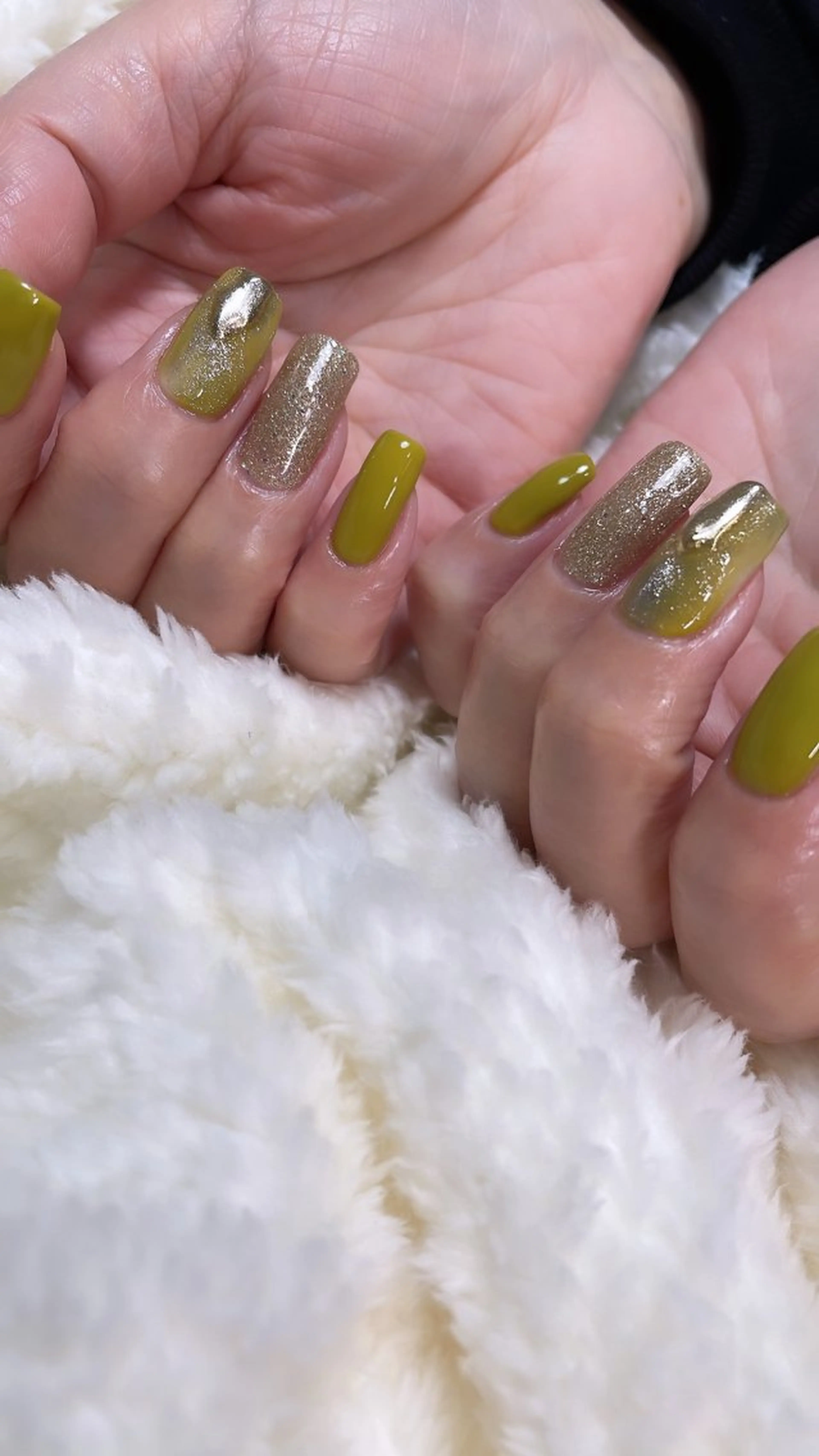 ネイル ニュアンスネイル ピスタチオネイル nail by R'eのネイルデザイン