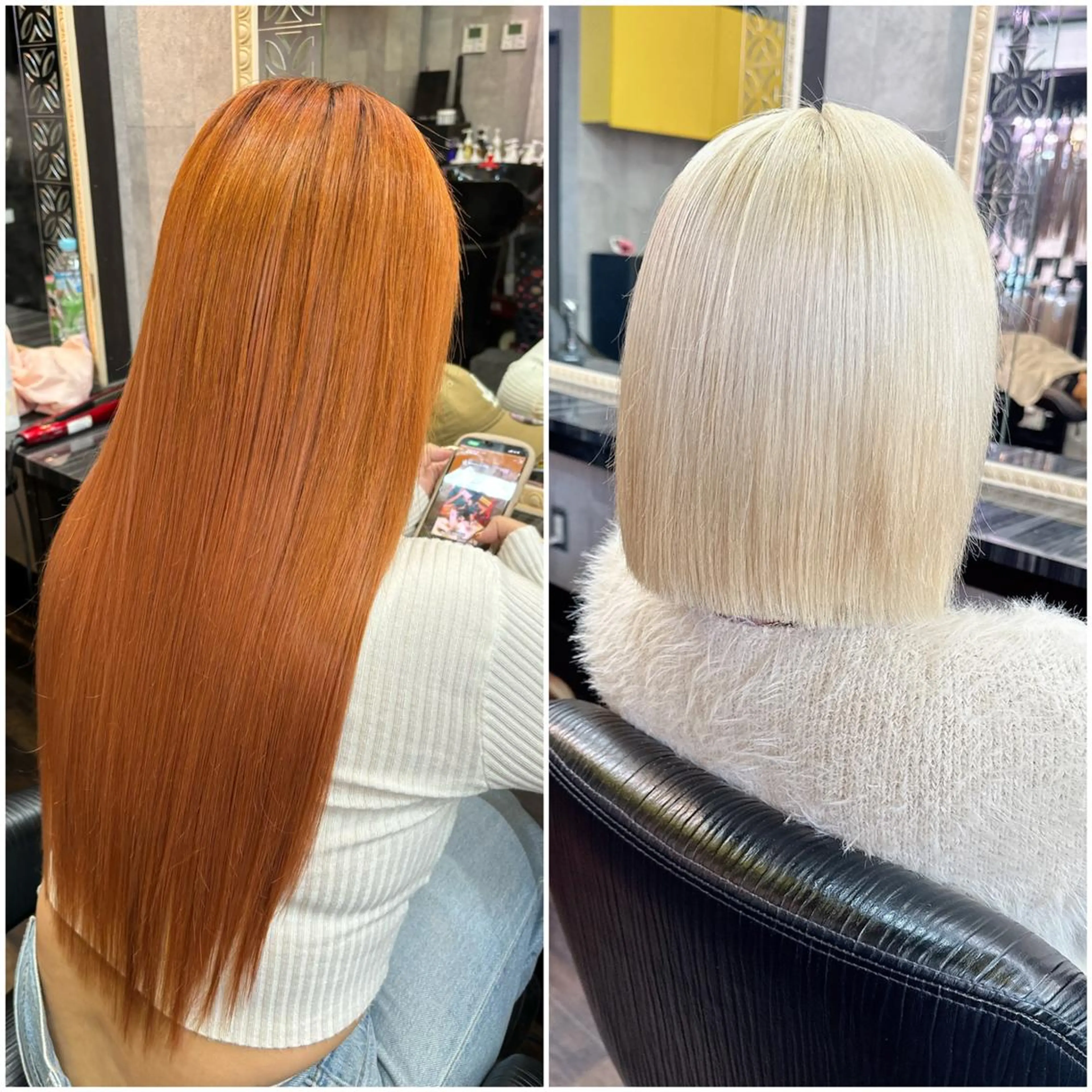 ロング カラー 紺野 愛美のヘアスタイル