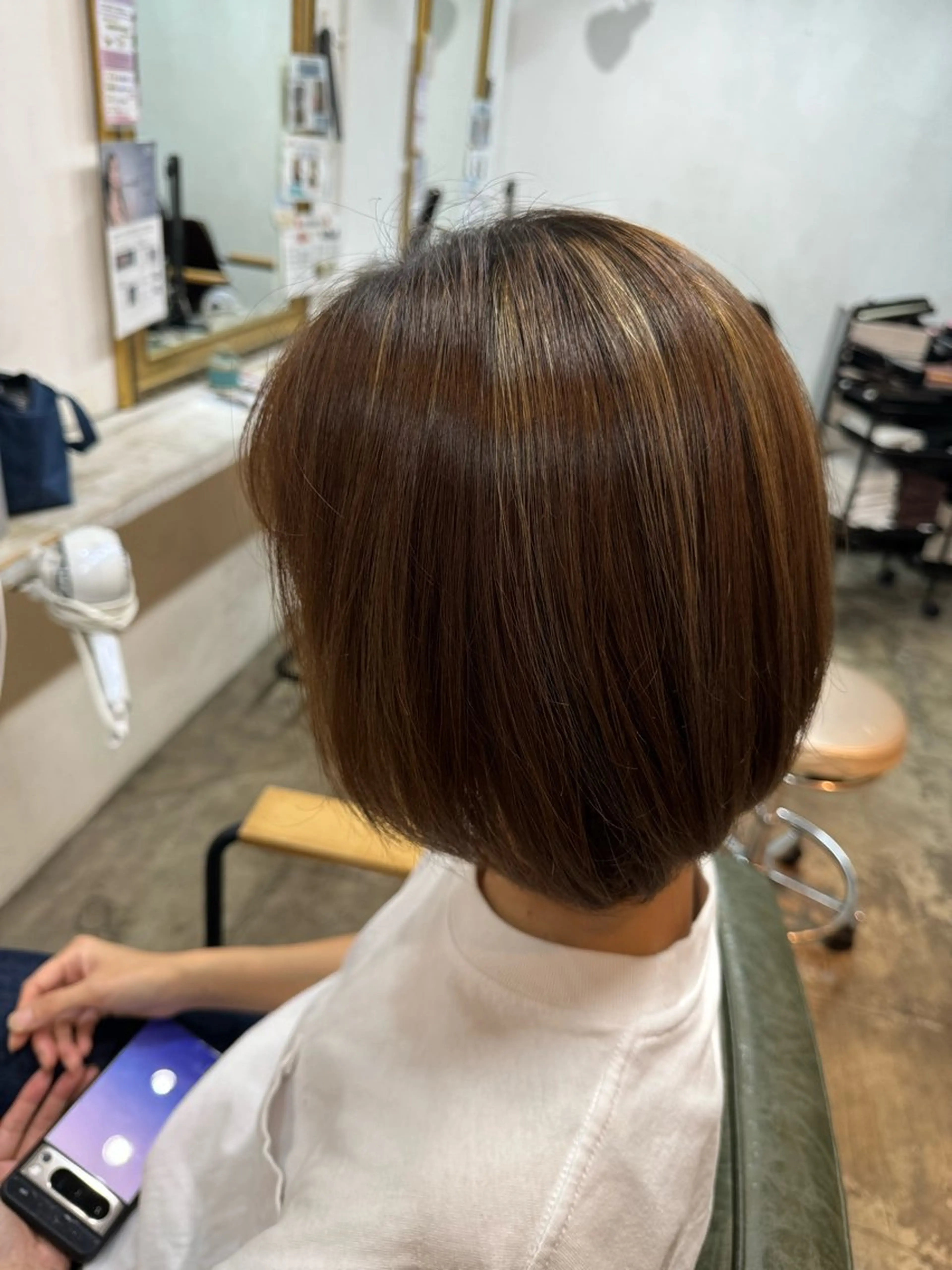 カラー やぶかみ りんのヘアスタイル